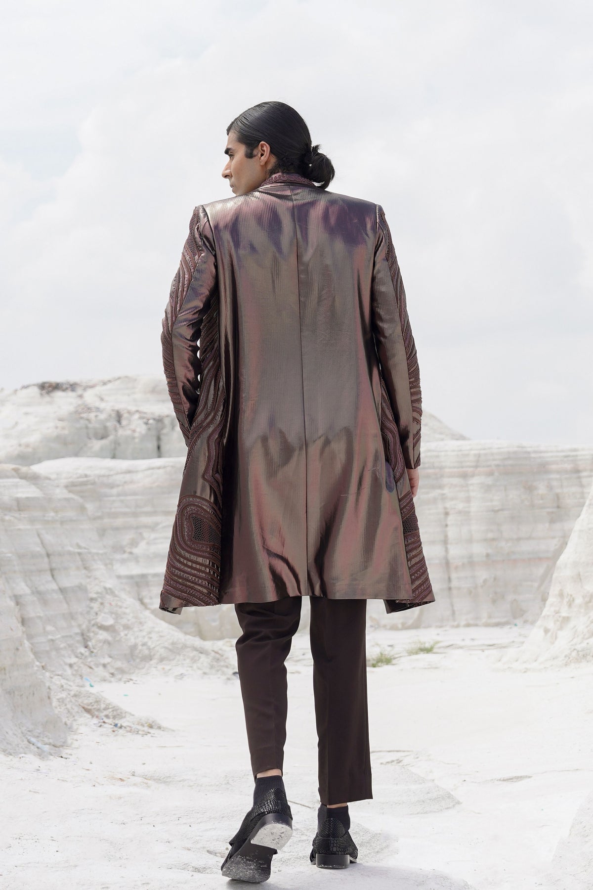 Brown Jacket Set