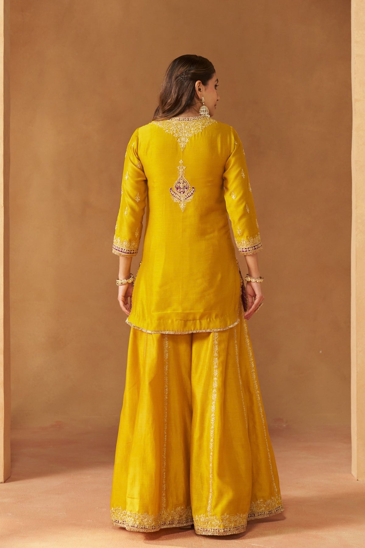 Fadiya Mustard Sharara Set