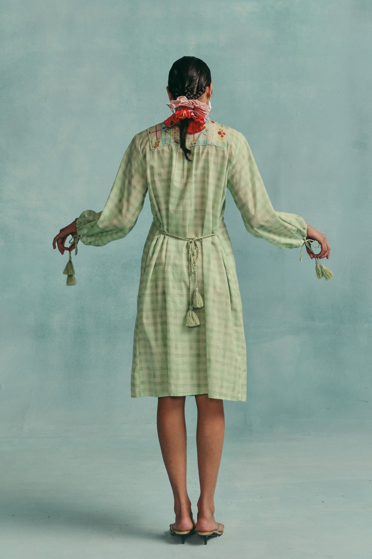 Flora Mint Shirt Dress