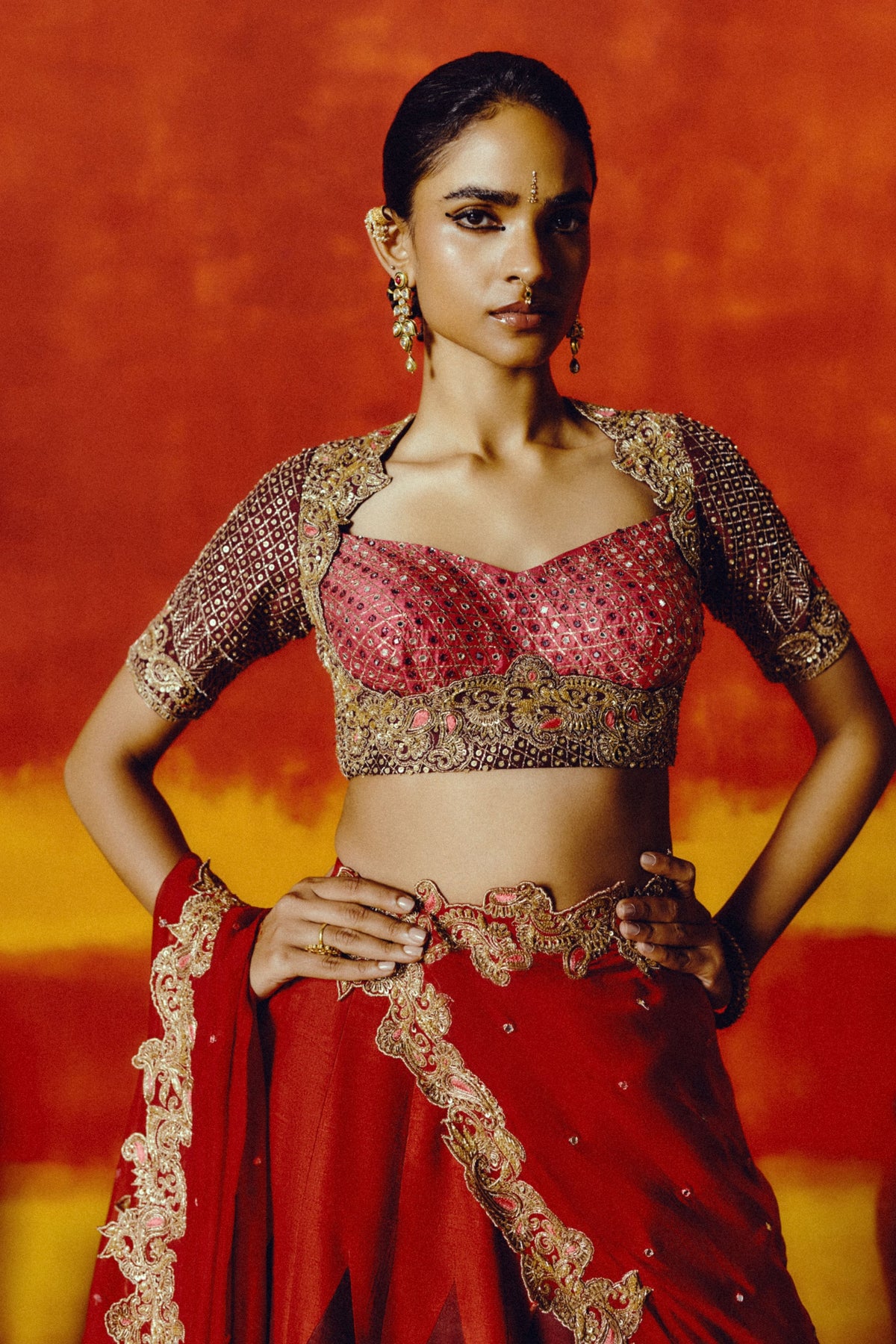 Aruna Rekha Lehenga Set