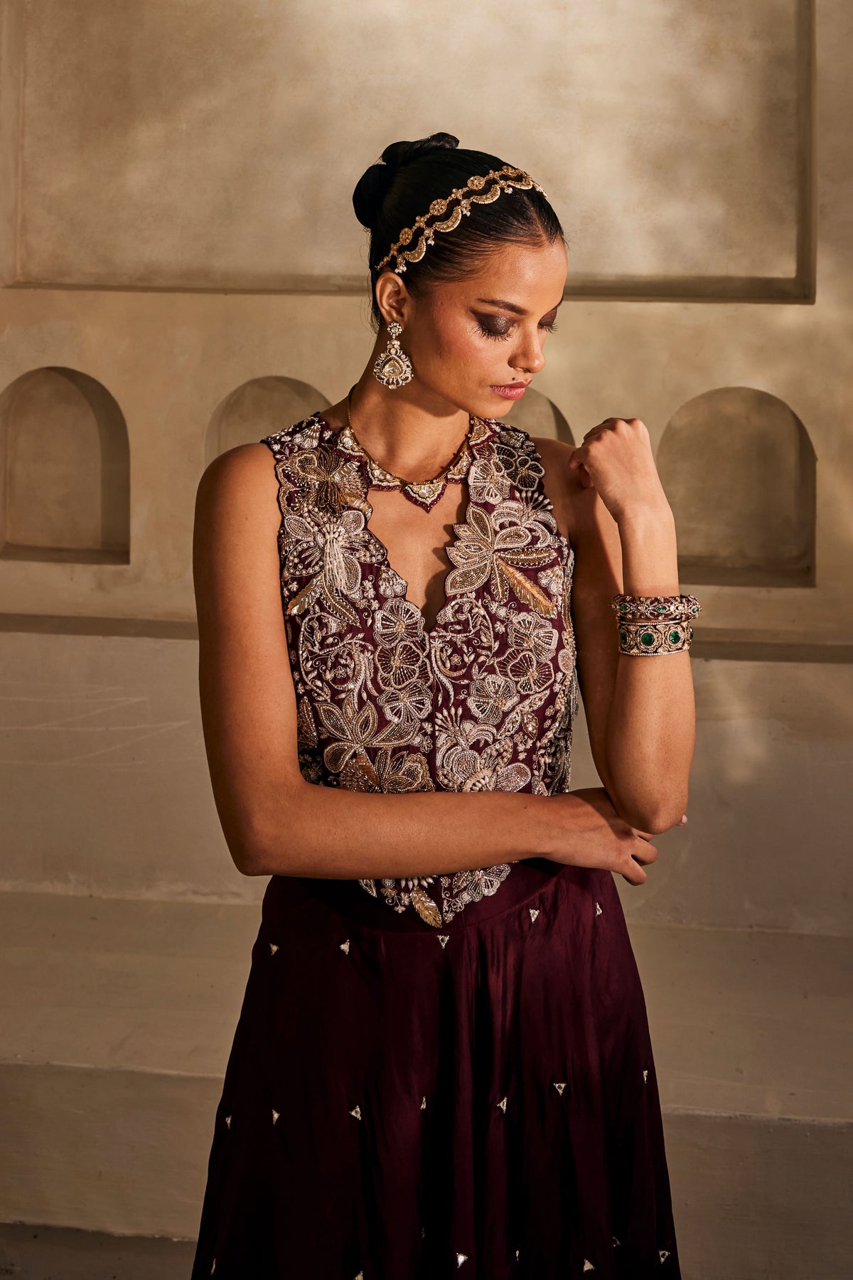 Gulnaz Waistcoat Set