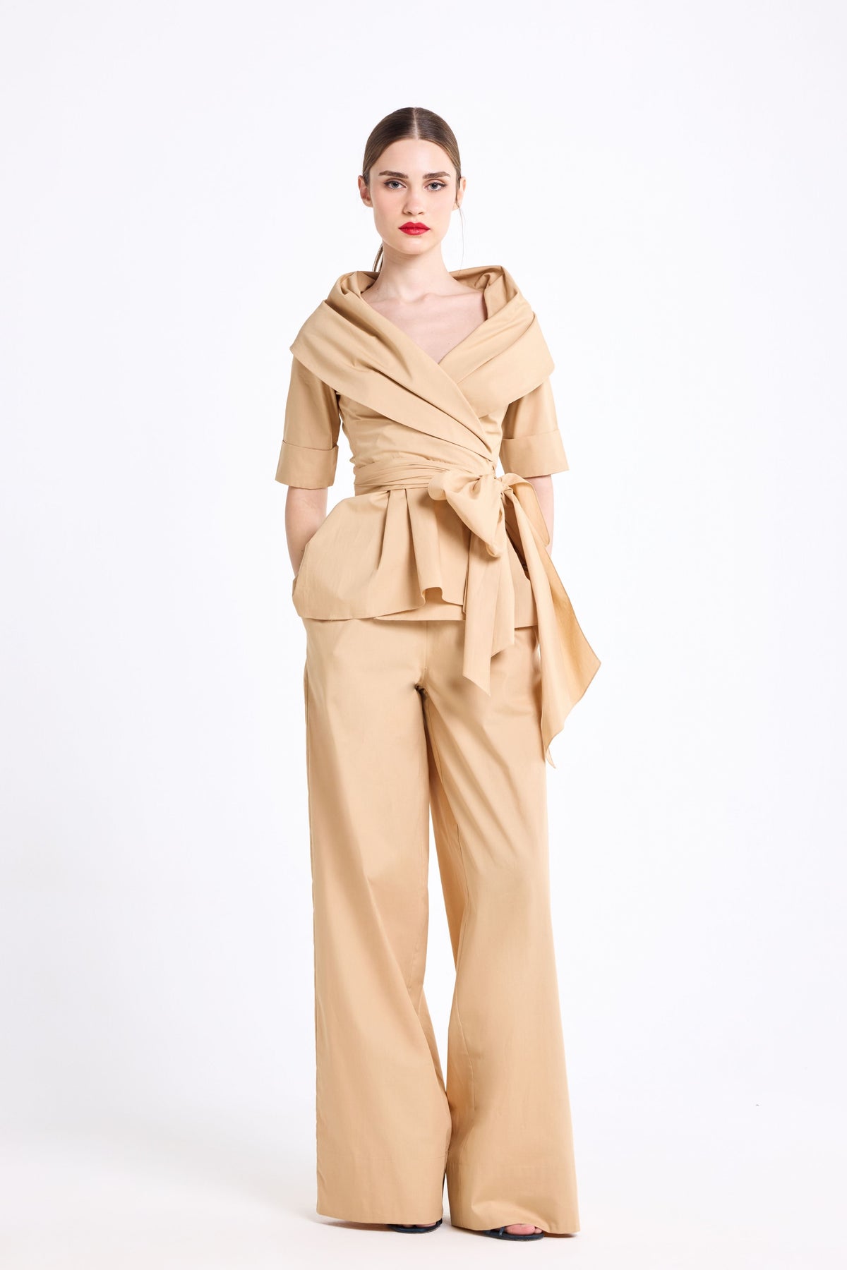 Wrap Top With Pants