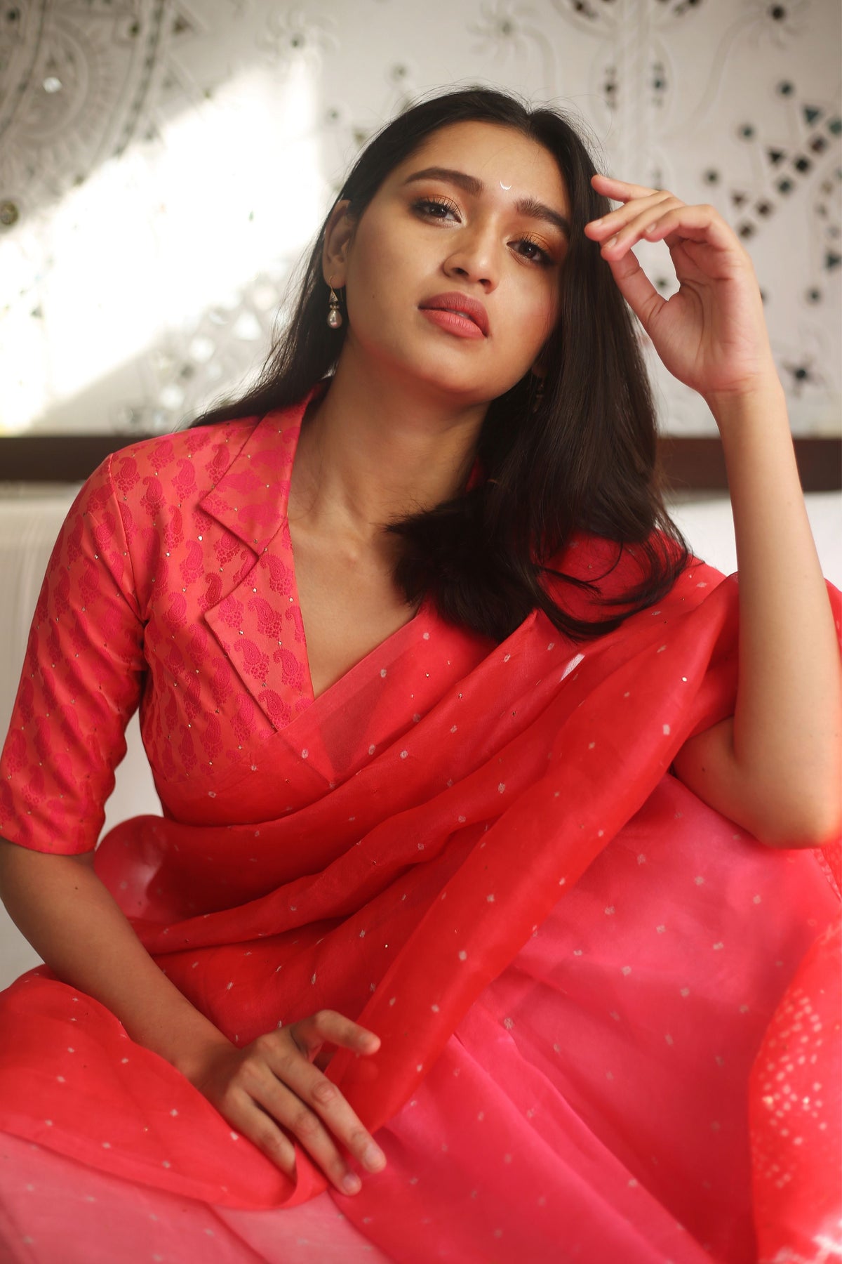 Pink Chaand Saree