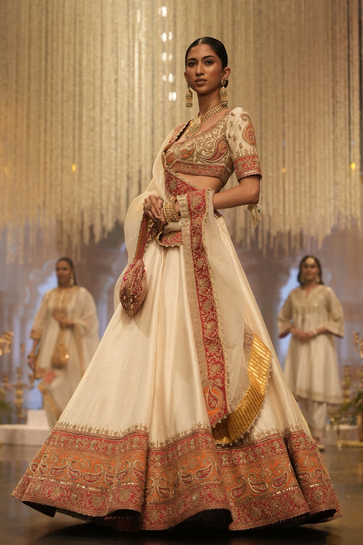 Daisy Ivory Lehenga Set