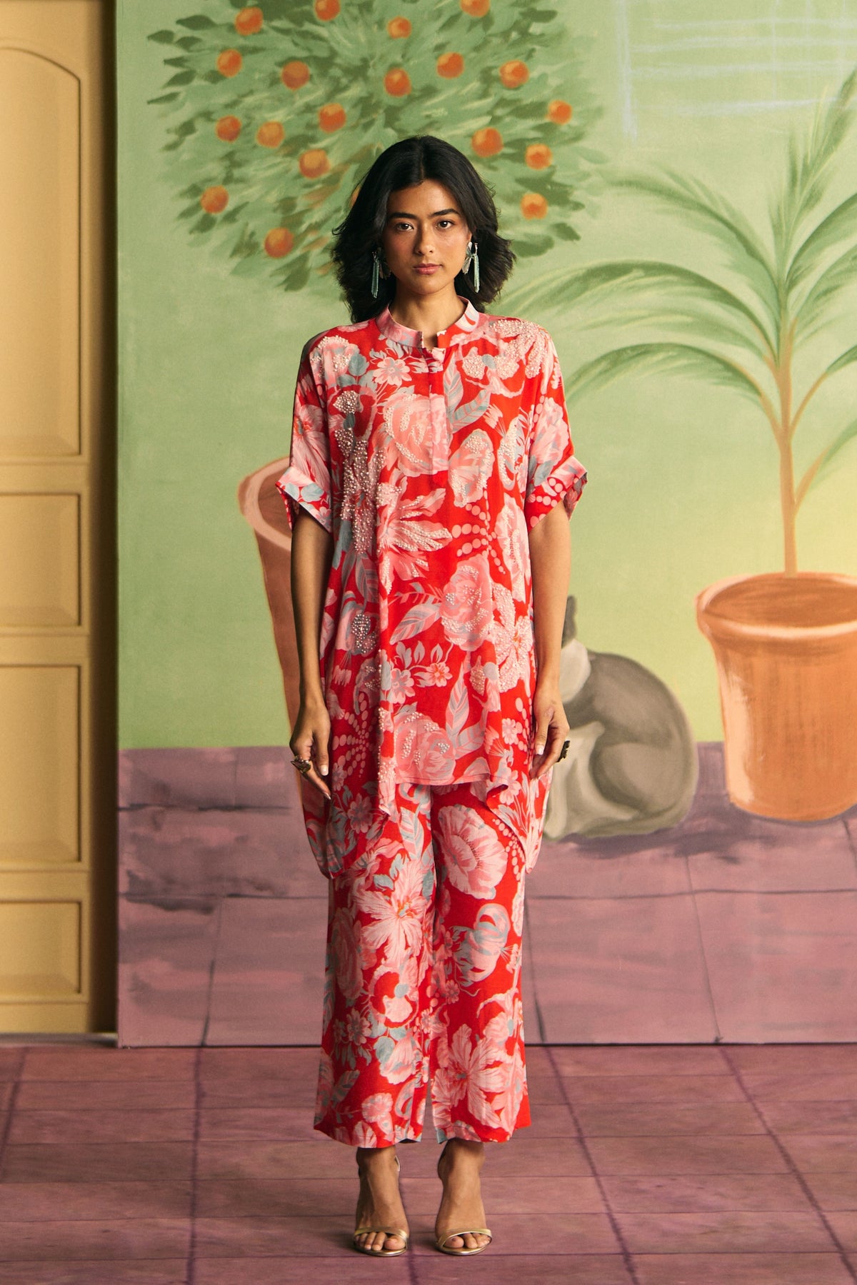 Crimson Orchard Co-ord Set