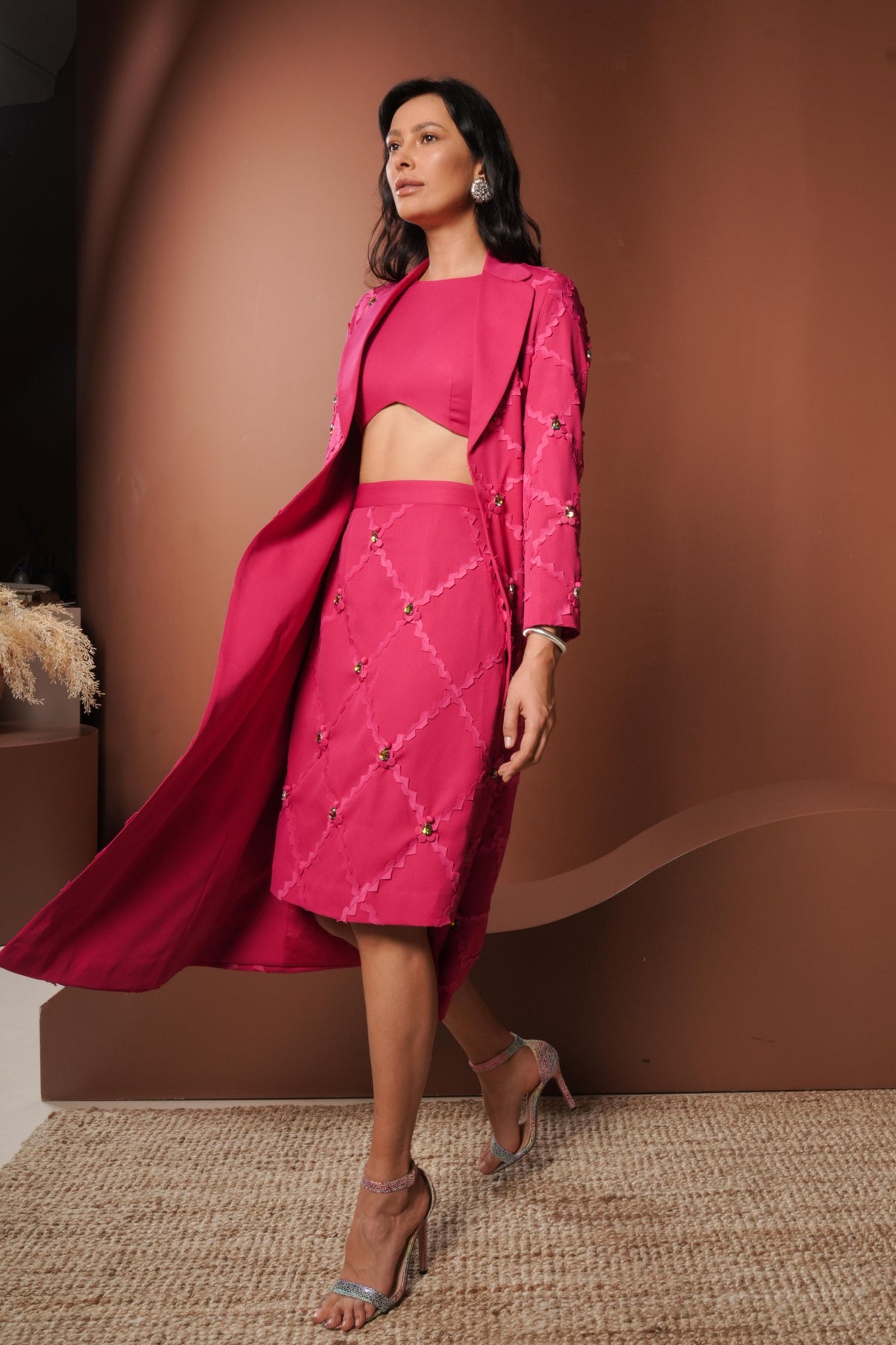 Blazer And Skirt Set
