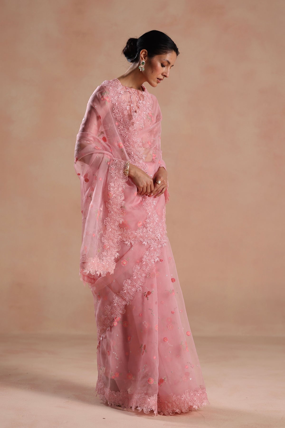 Shiloh Pink Saree