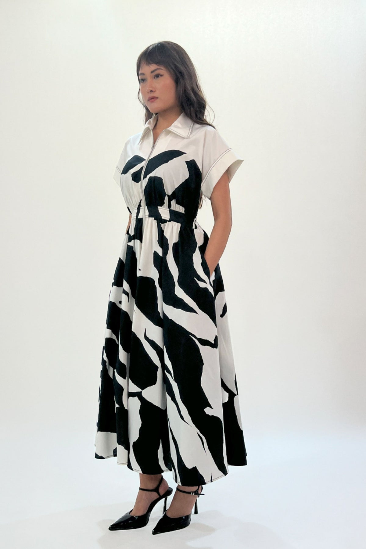 Stream Cup Zip Dress