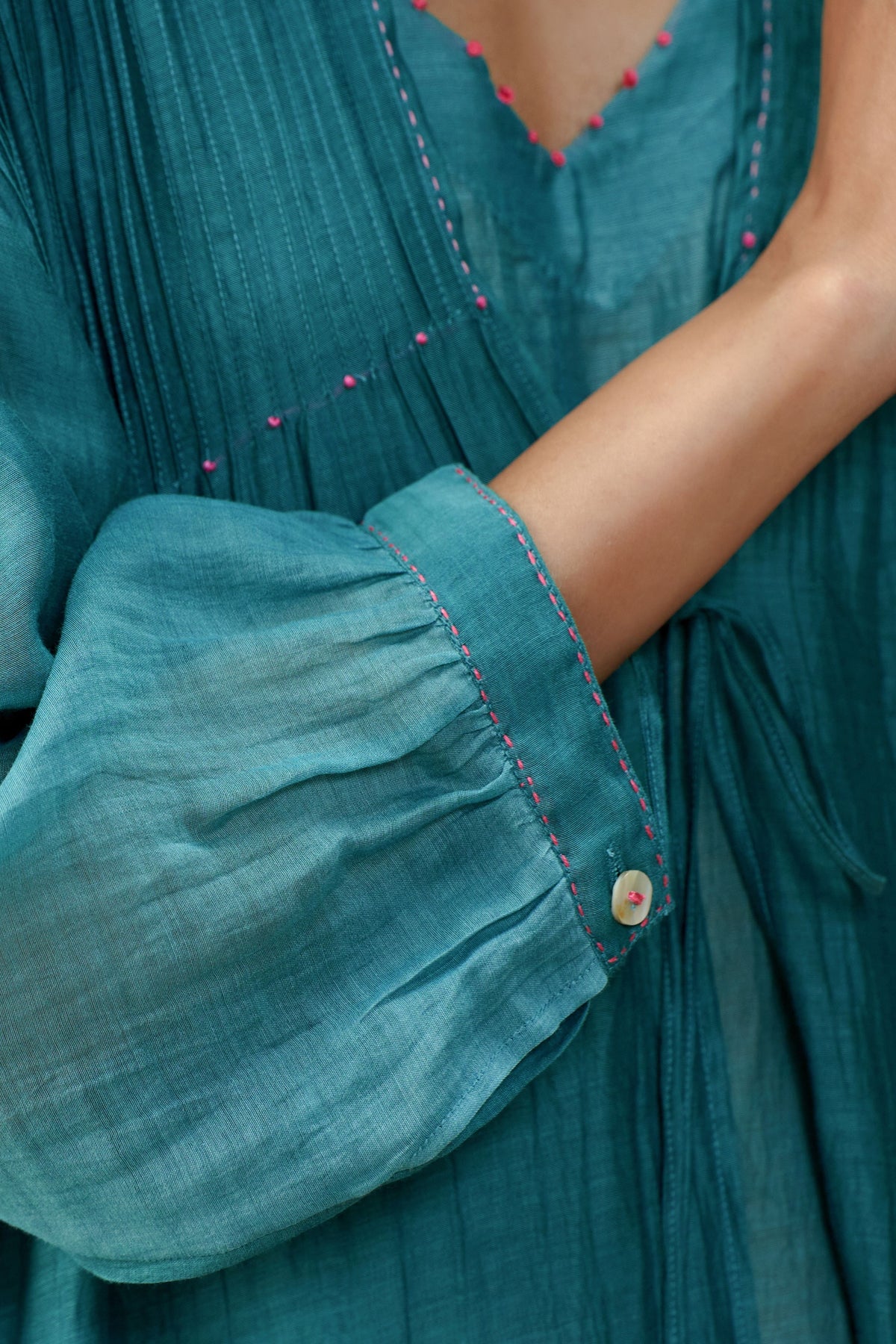 Vienna Turquoise Blue Jacket Dress