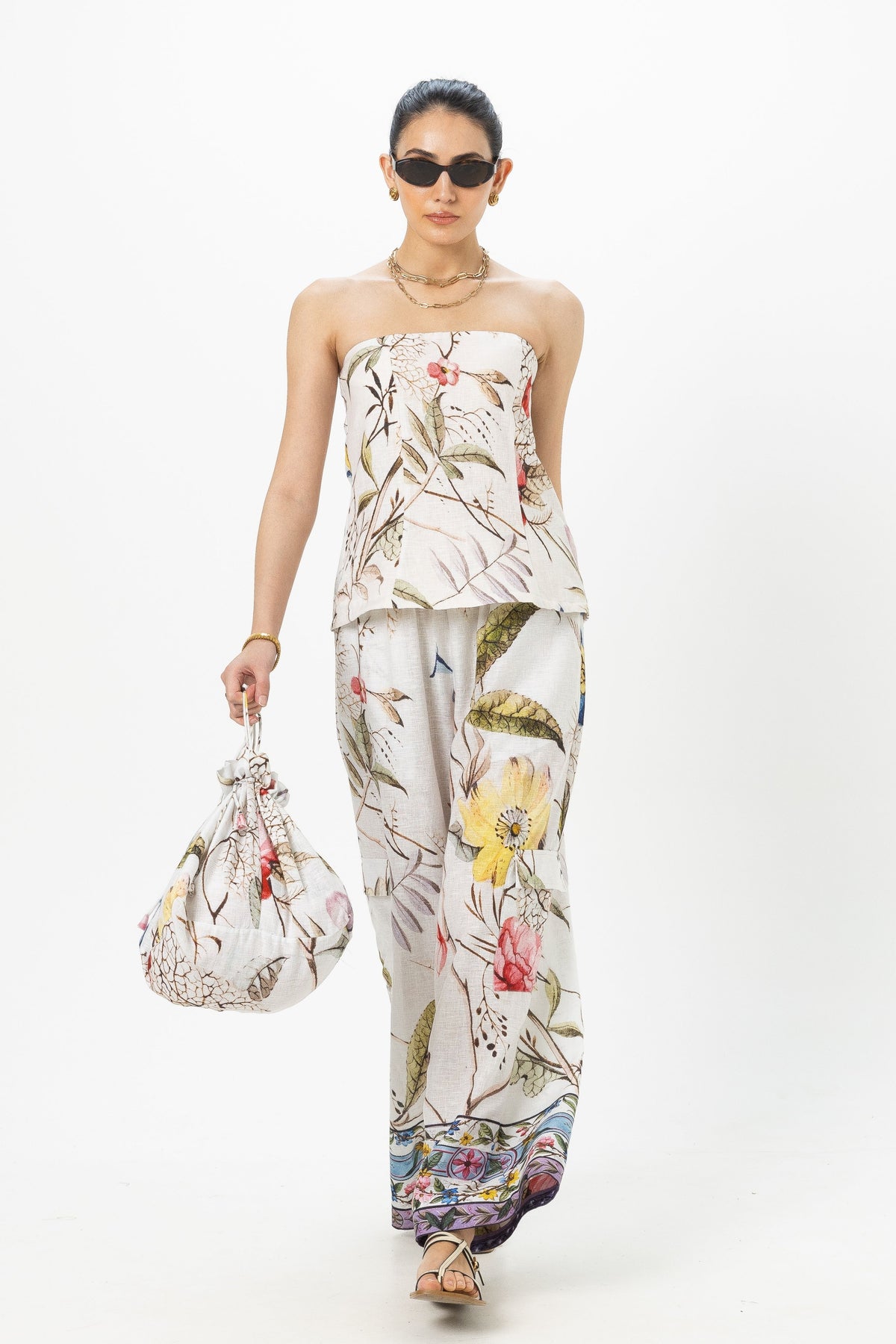Alicia Strapless Co-ord Set