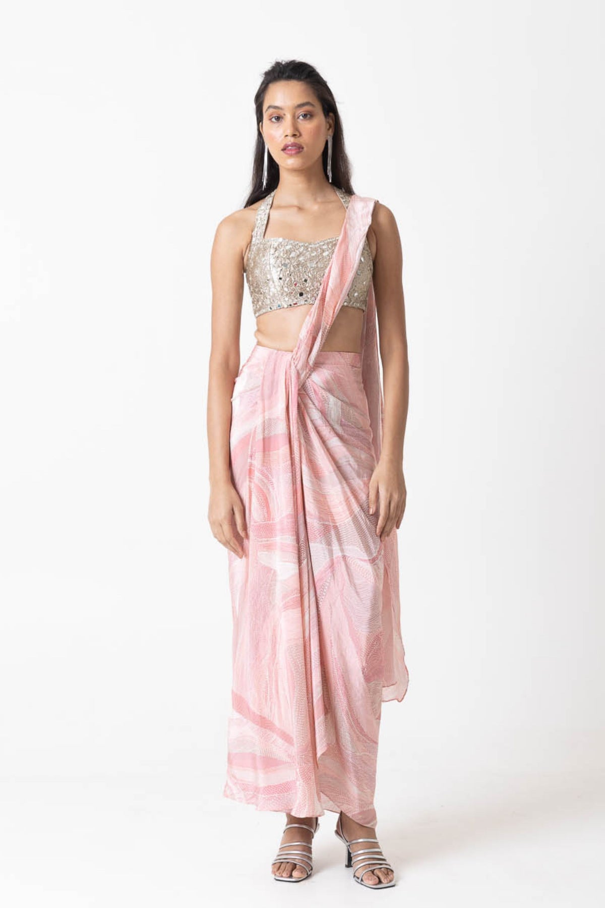 Kaya Drape Saree Set