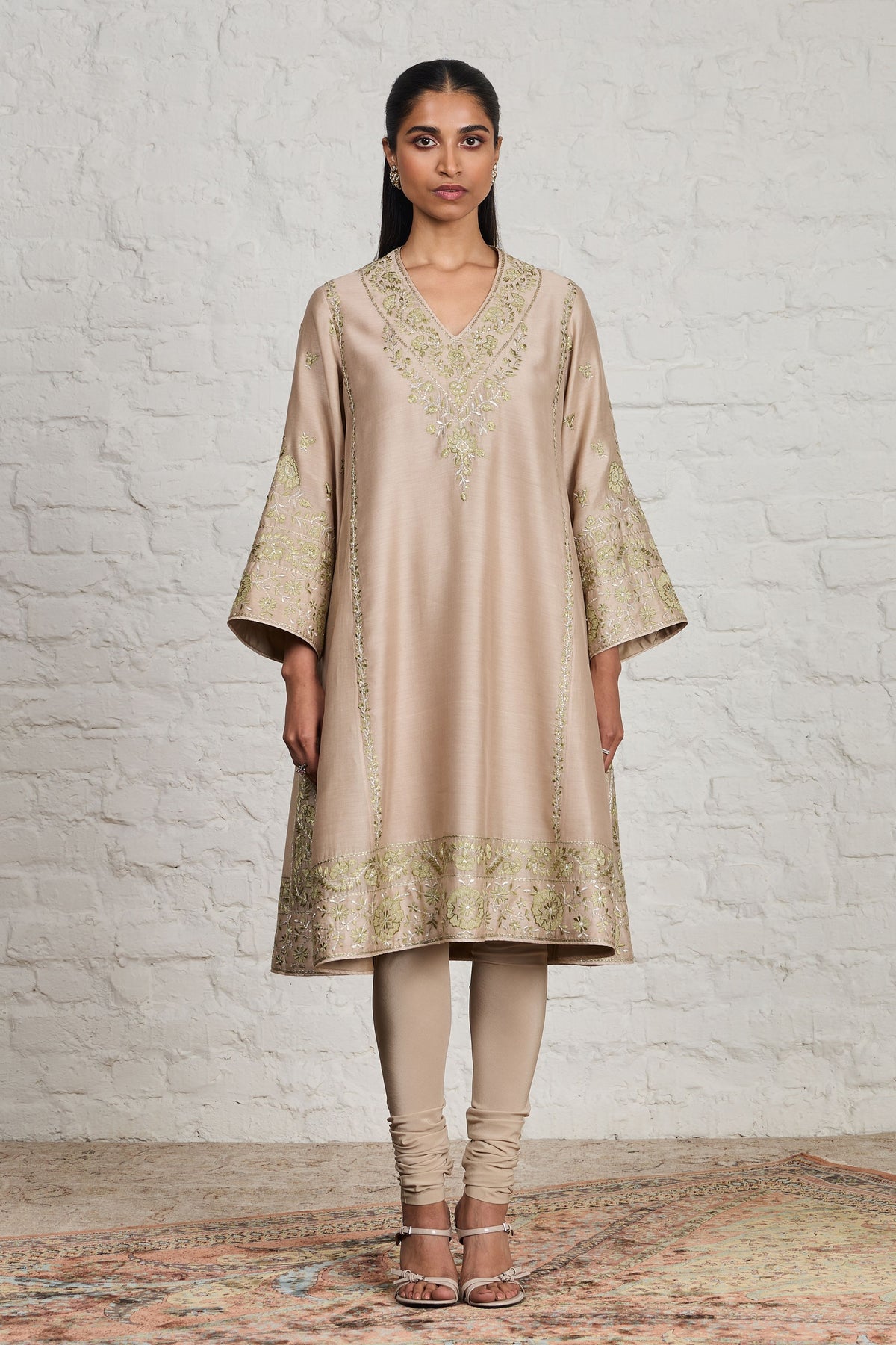 Valerie Beige Kurta Set
