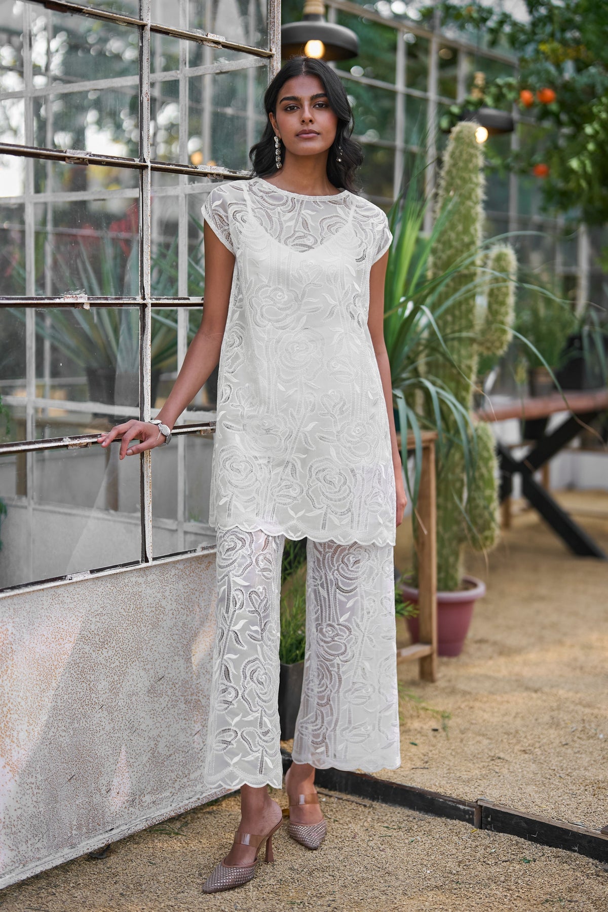 Ivory Lace Tunic