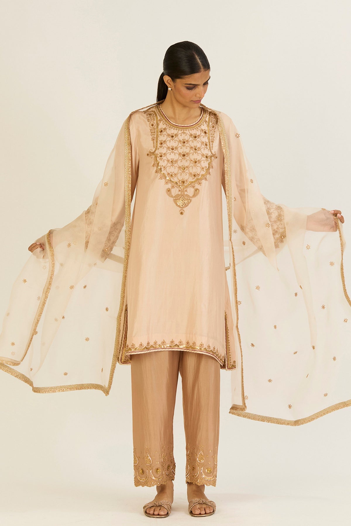 Sheetal Champagne Dupatta