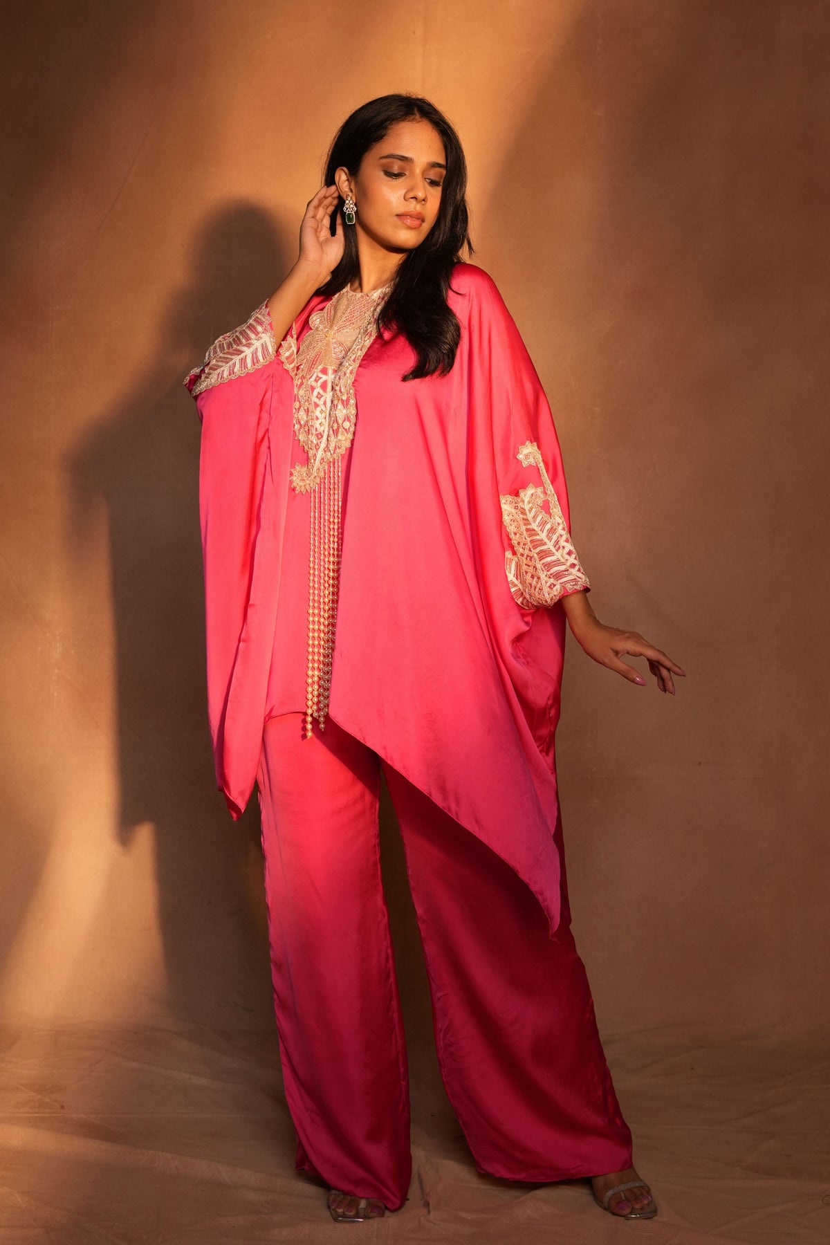 Pink Kaftan Set