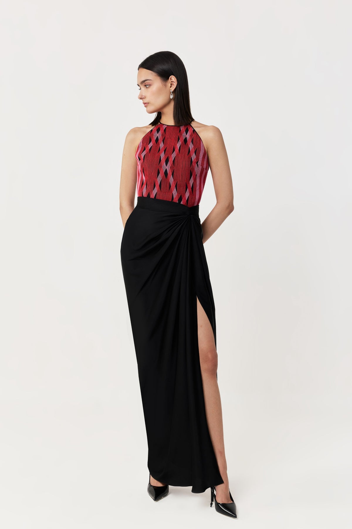 Entwined Corded Halter Top