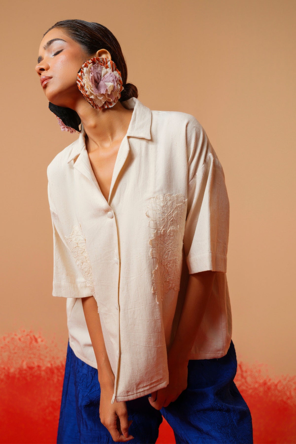 Blue Petal Pants