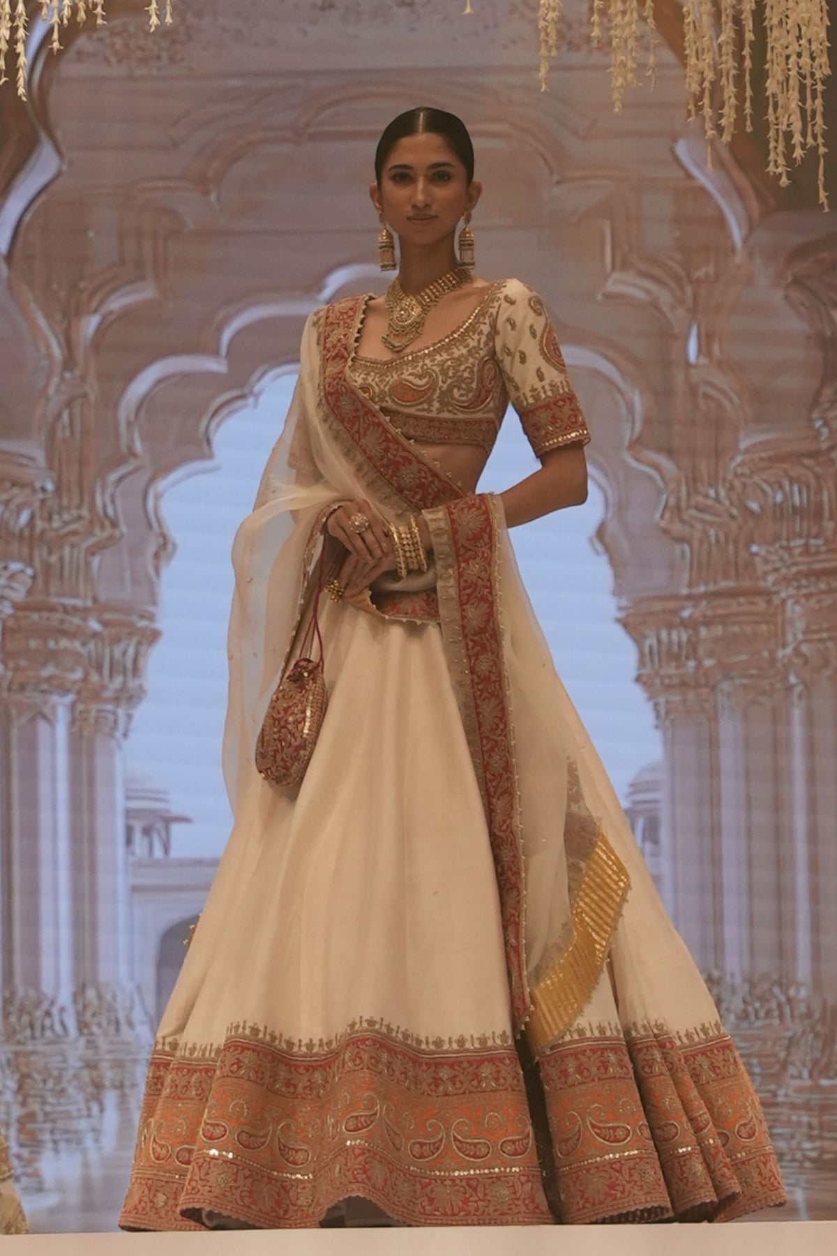 Daisy Ivory Lehenga Set