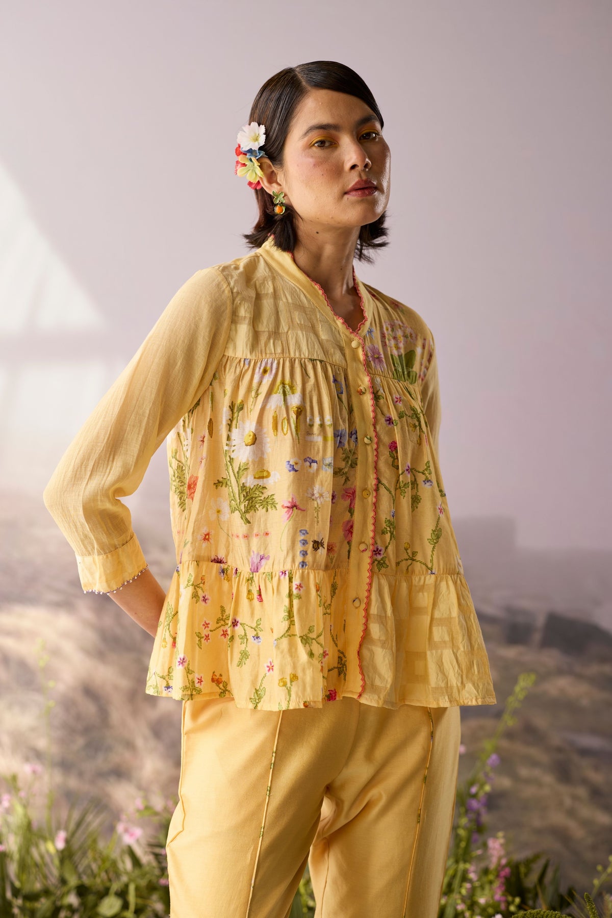 Sunray Tiered Top