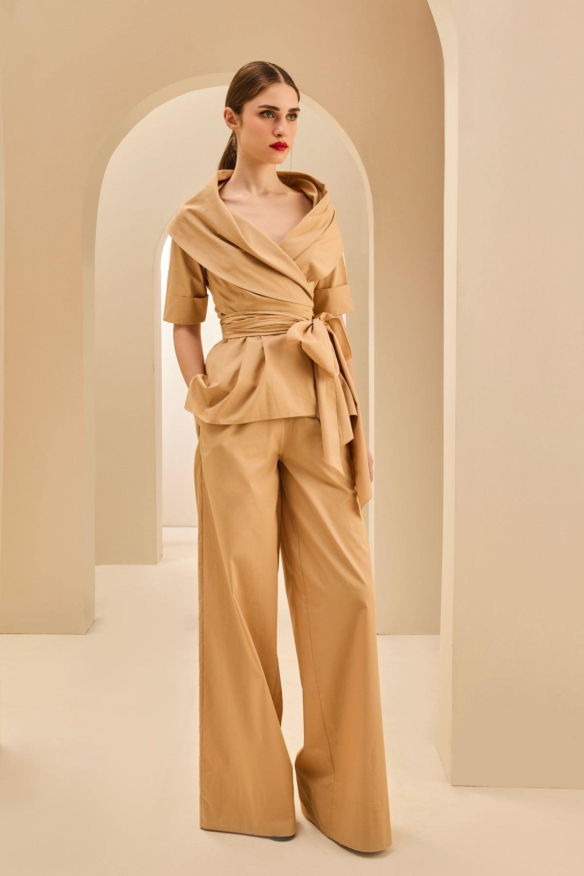 Wrap Top With Pants