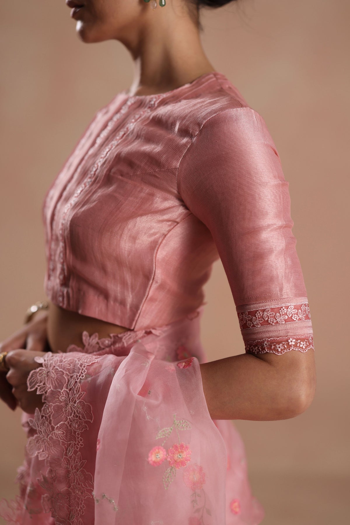 Shiloh Pink Saree