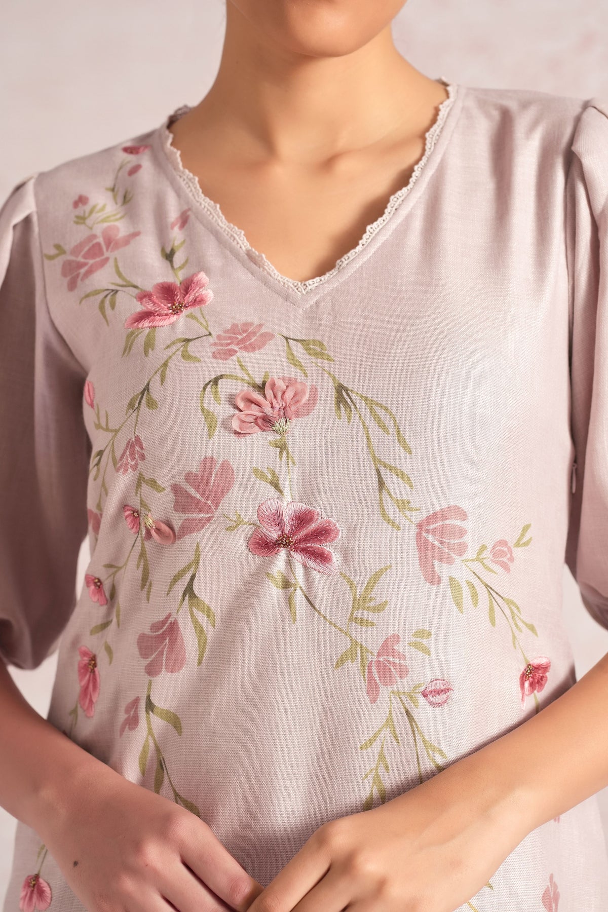 Blush Mauve Elora Dress