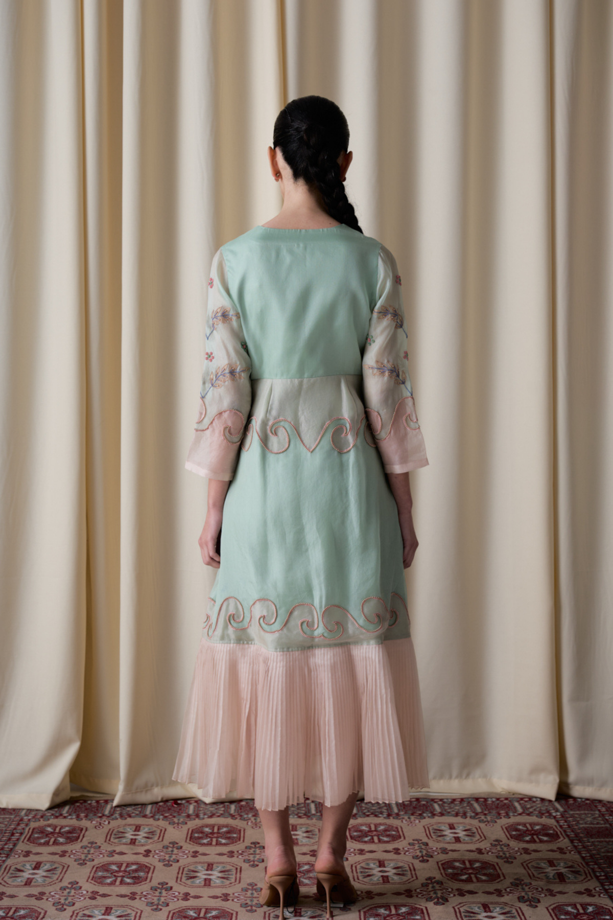 Elotia Mint Green Dress