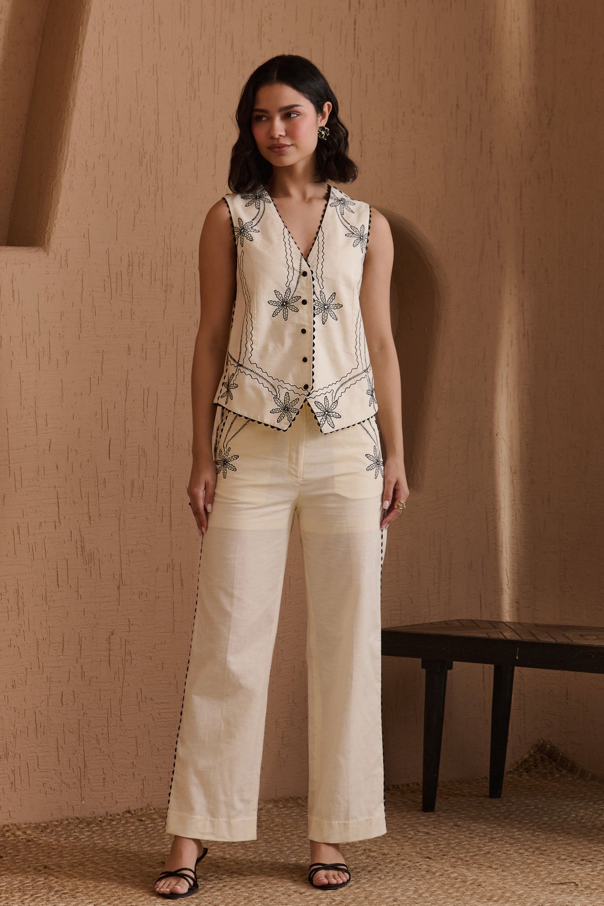 Niva Ecru Co-ord Set