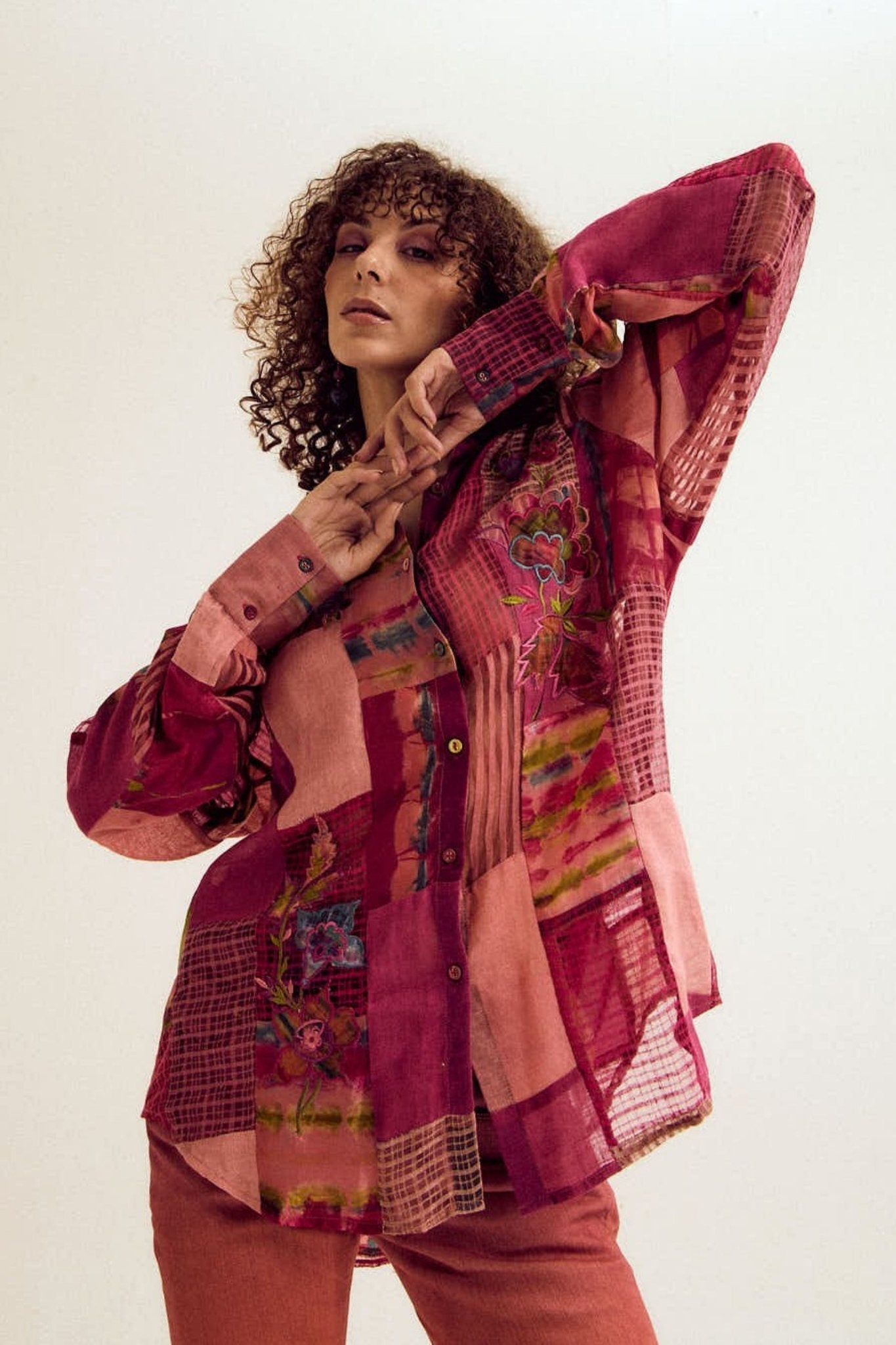 Paako Fuchsia Shirt - Capisvirleo - Elahe