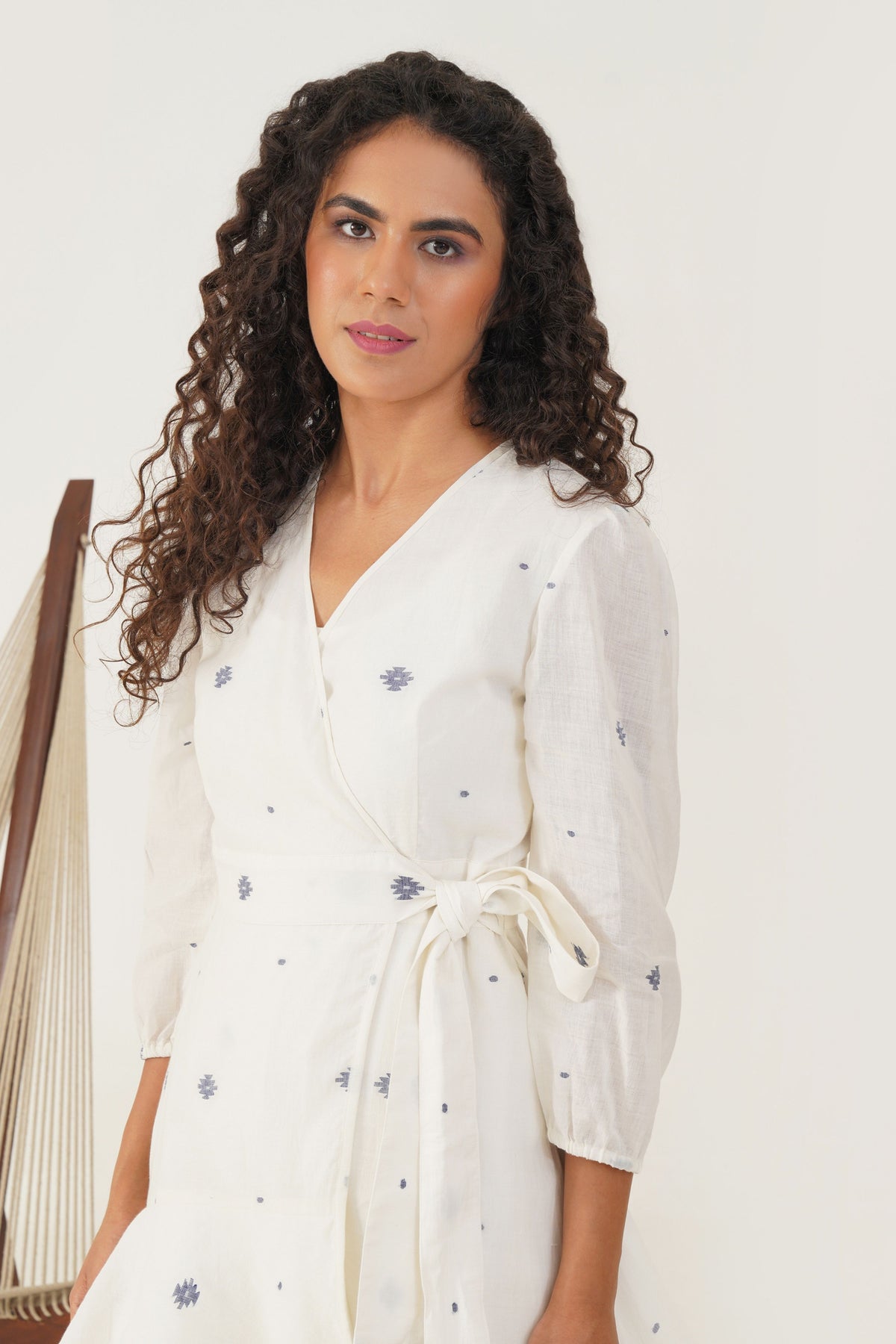 Ivory Olive Dress