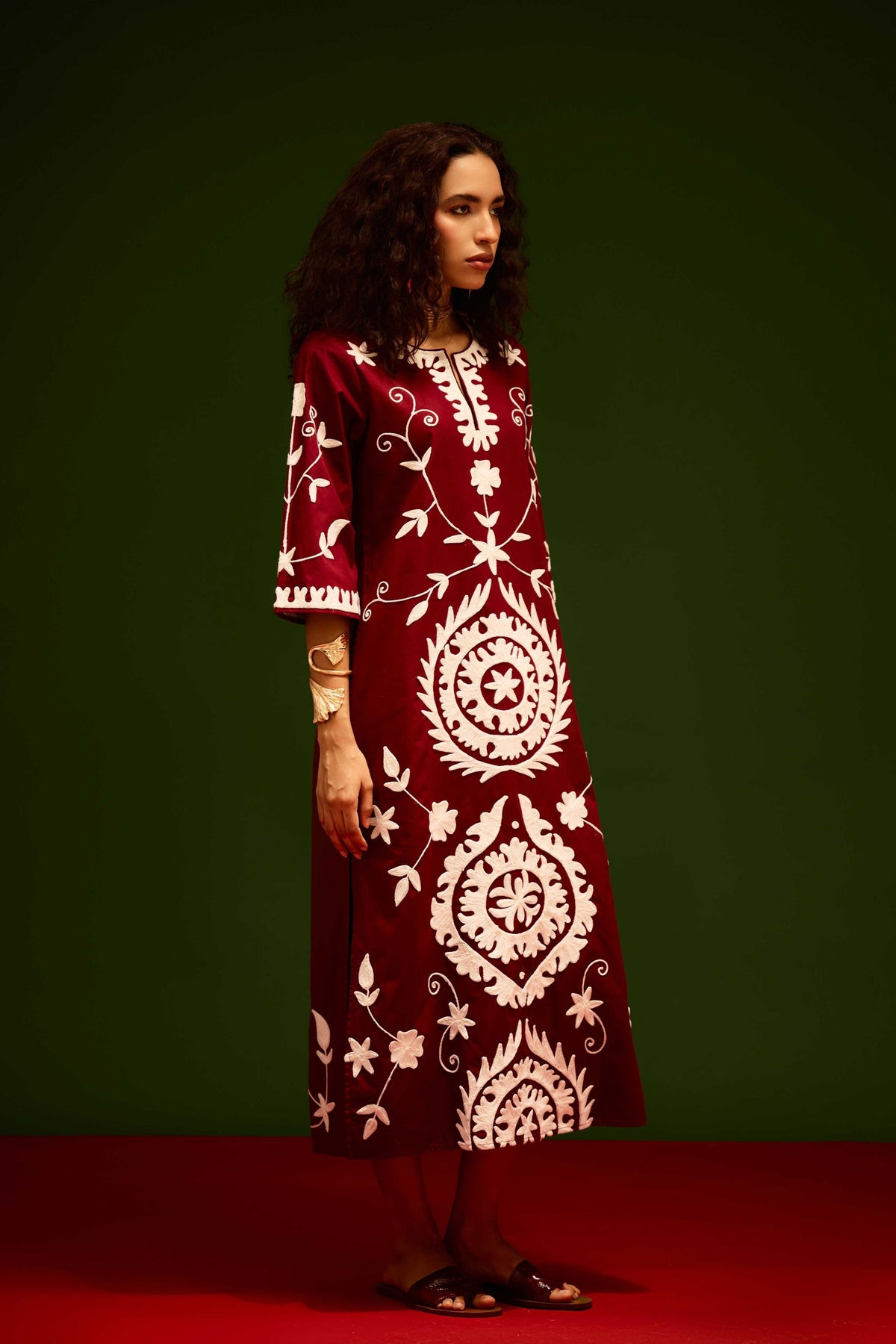Burgundy Maxi Dress