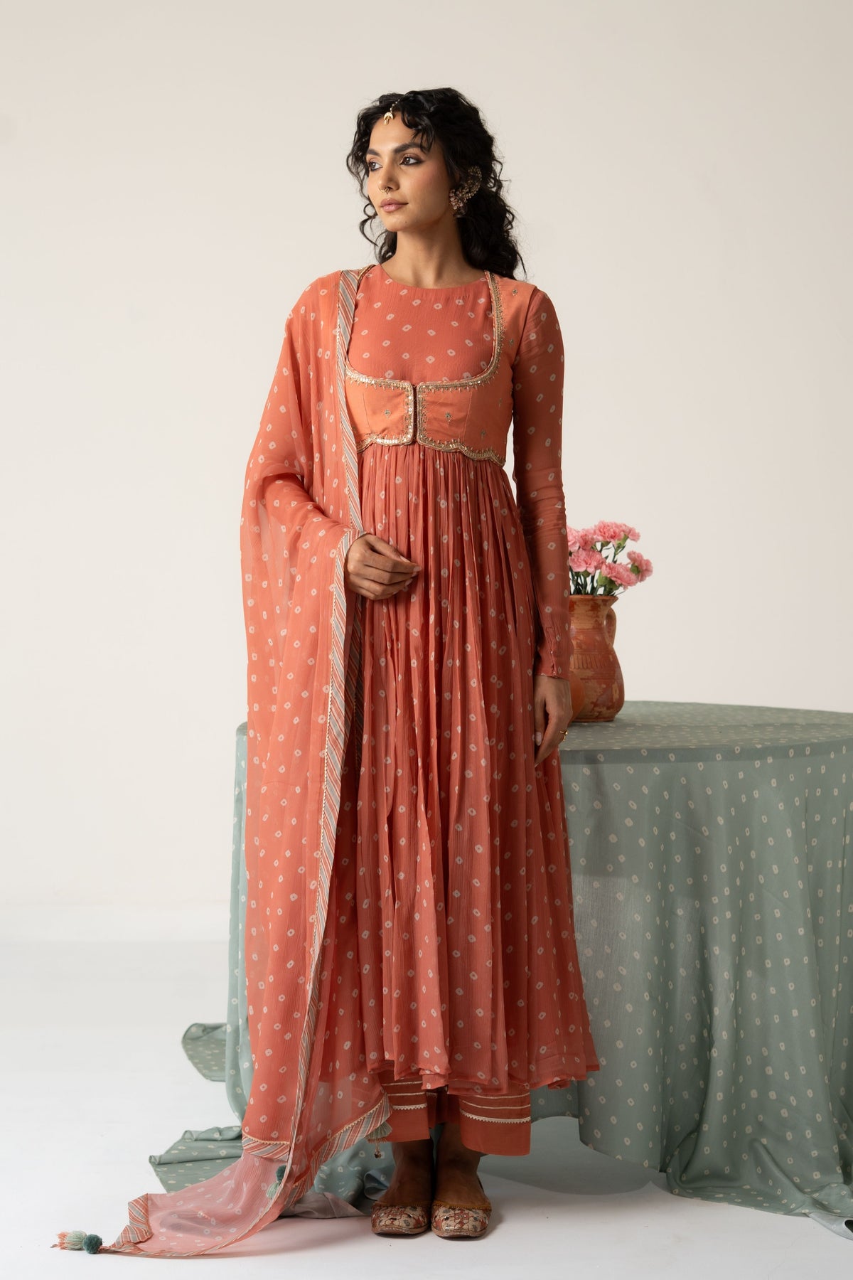 Rohiva  Anarkali Set