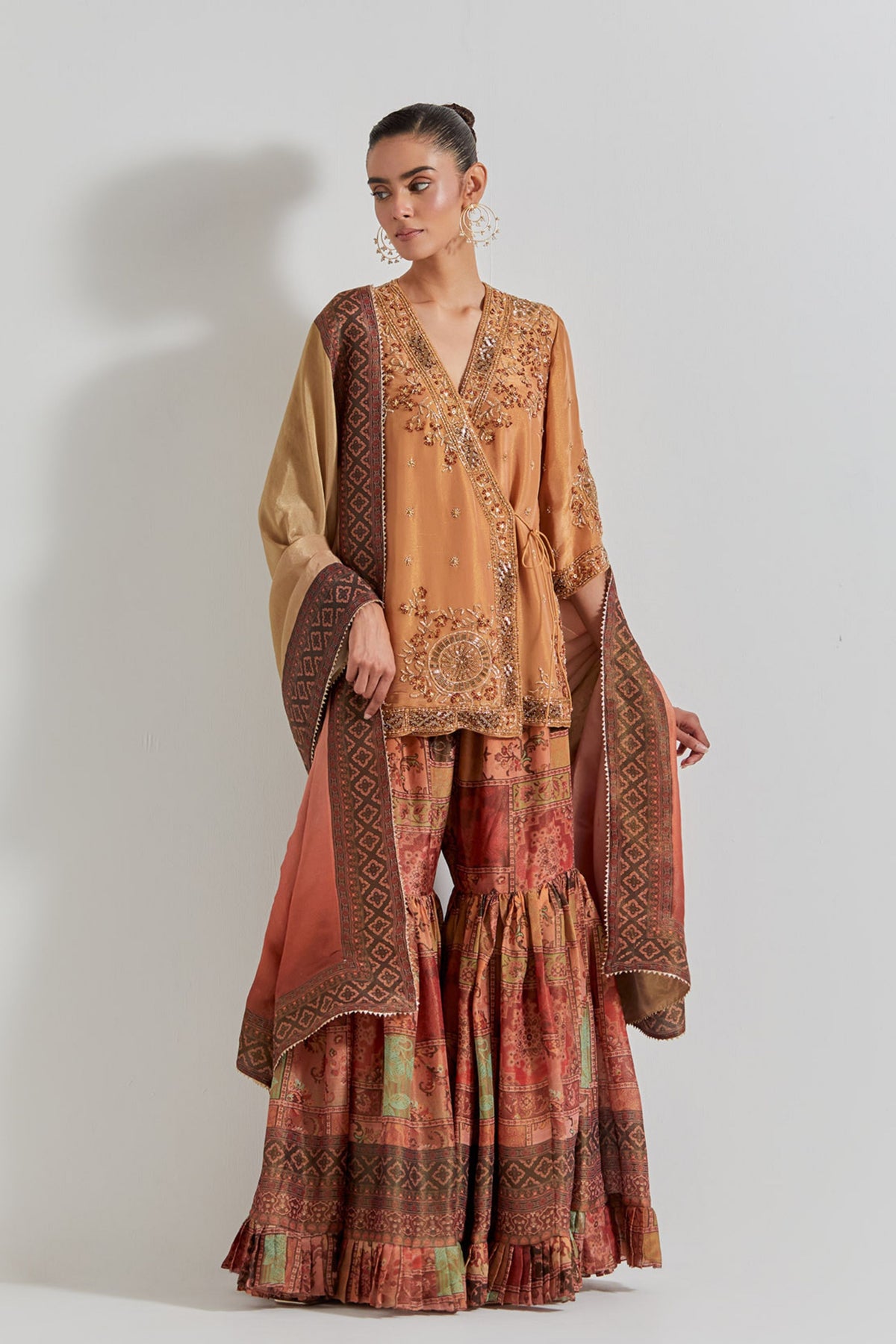 Spicy Glam Tissue Kurta Set