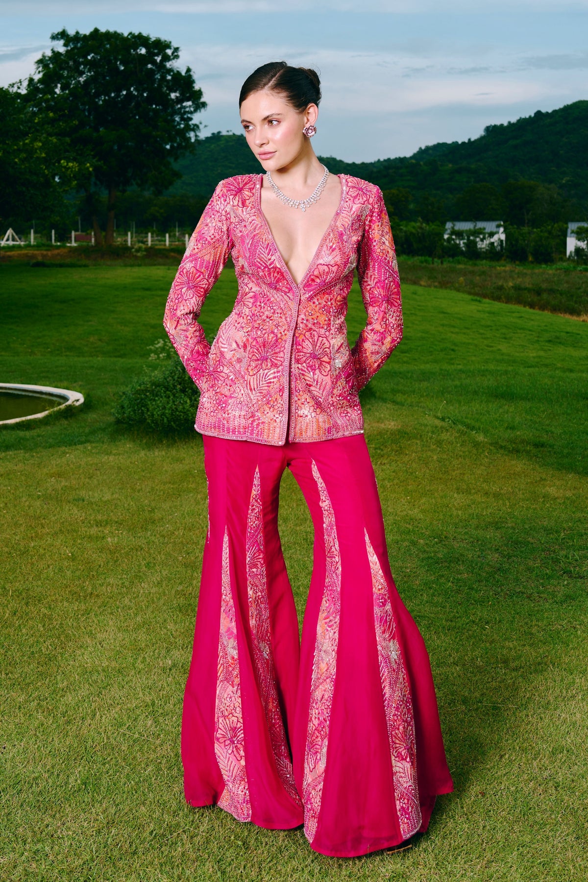 Dove Sharara Set