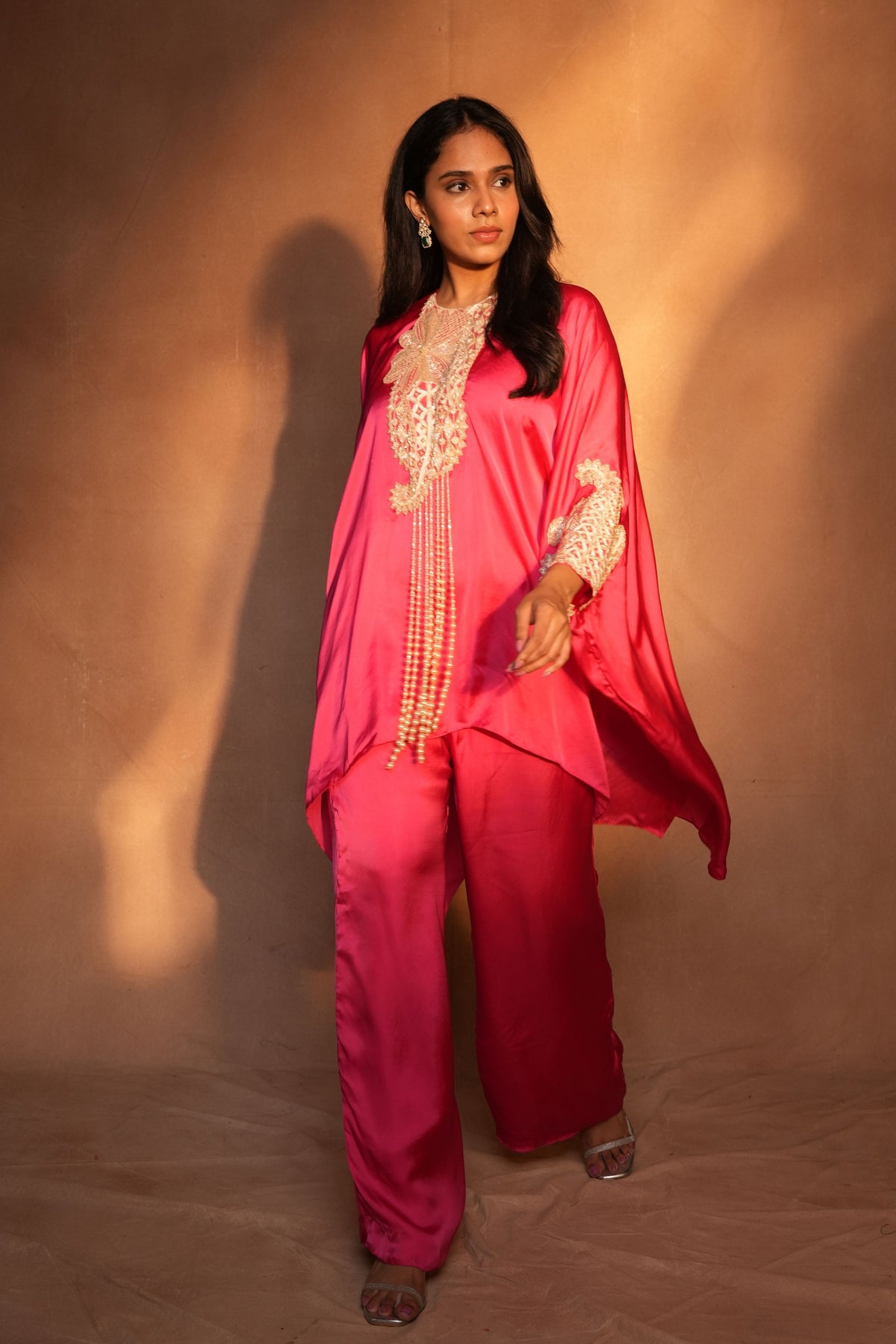 Pink Kaftan Set
