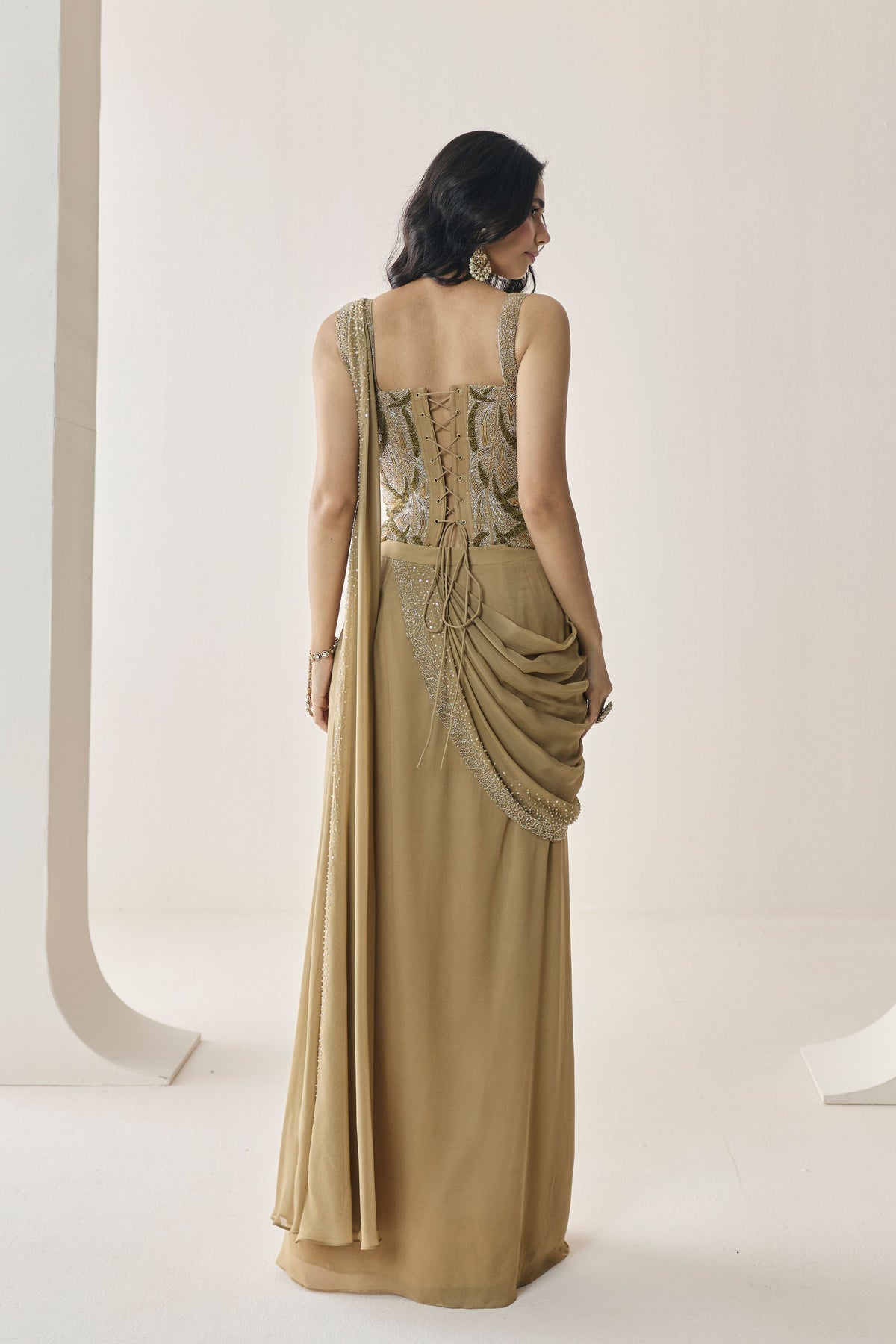 Bernadette Corset Pre Stitched Saree