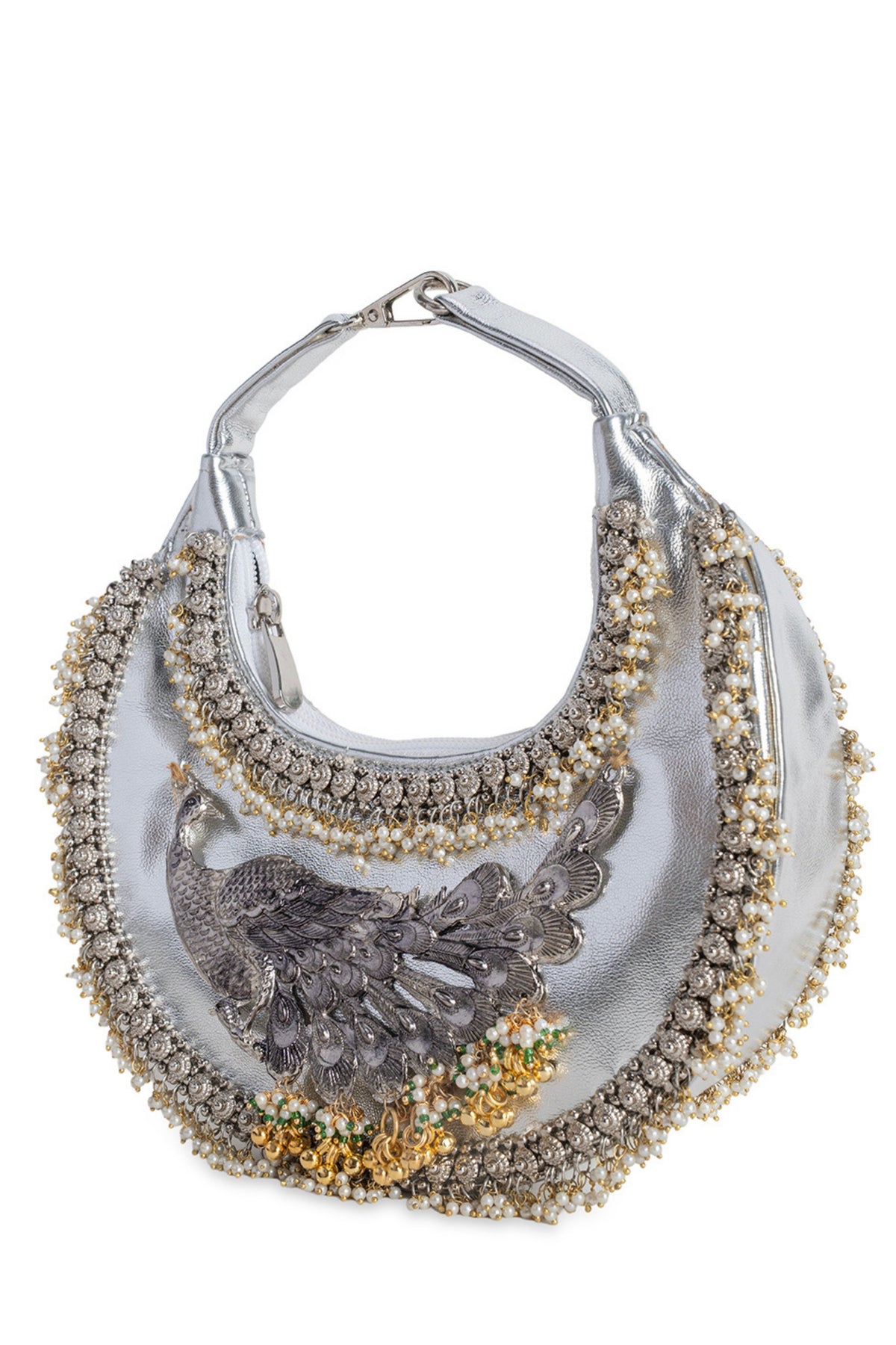 Mayura Silver Handbag