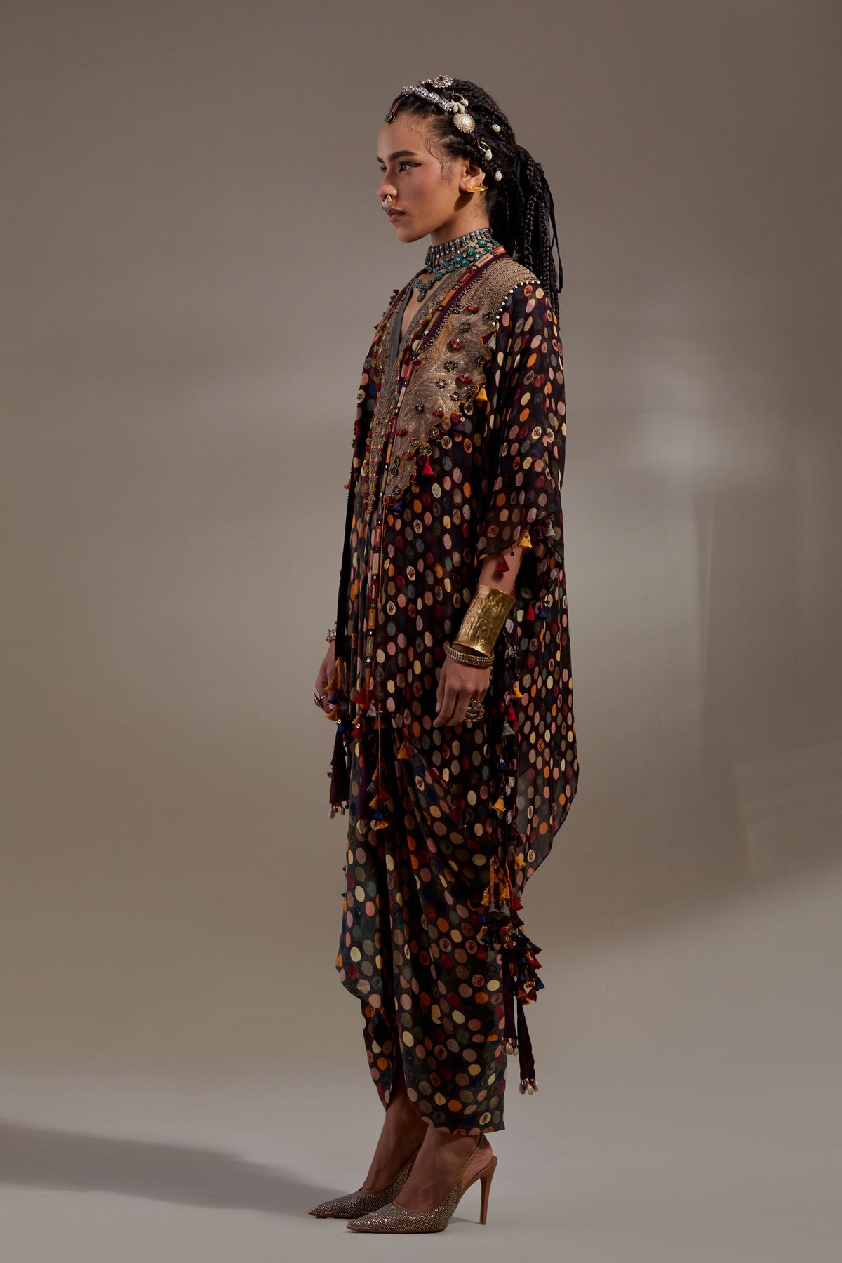 Veni Dupatta Jacket Set