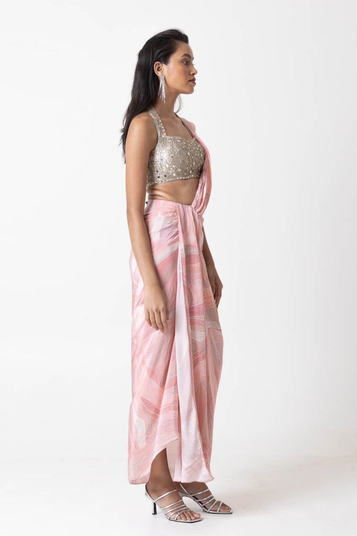 Kaya Drape Saree Set