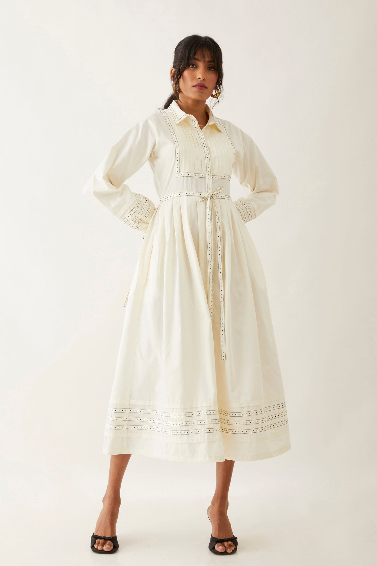 Masa Off White Dress
