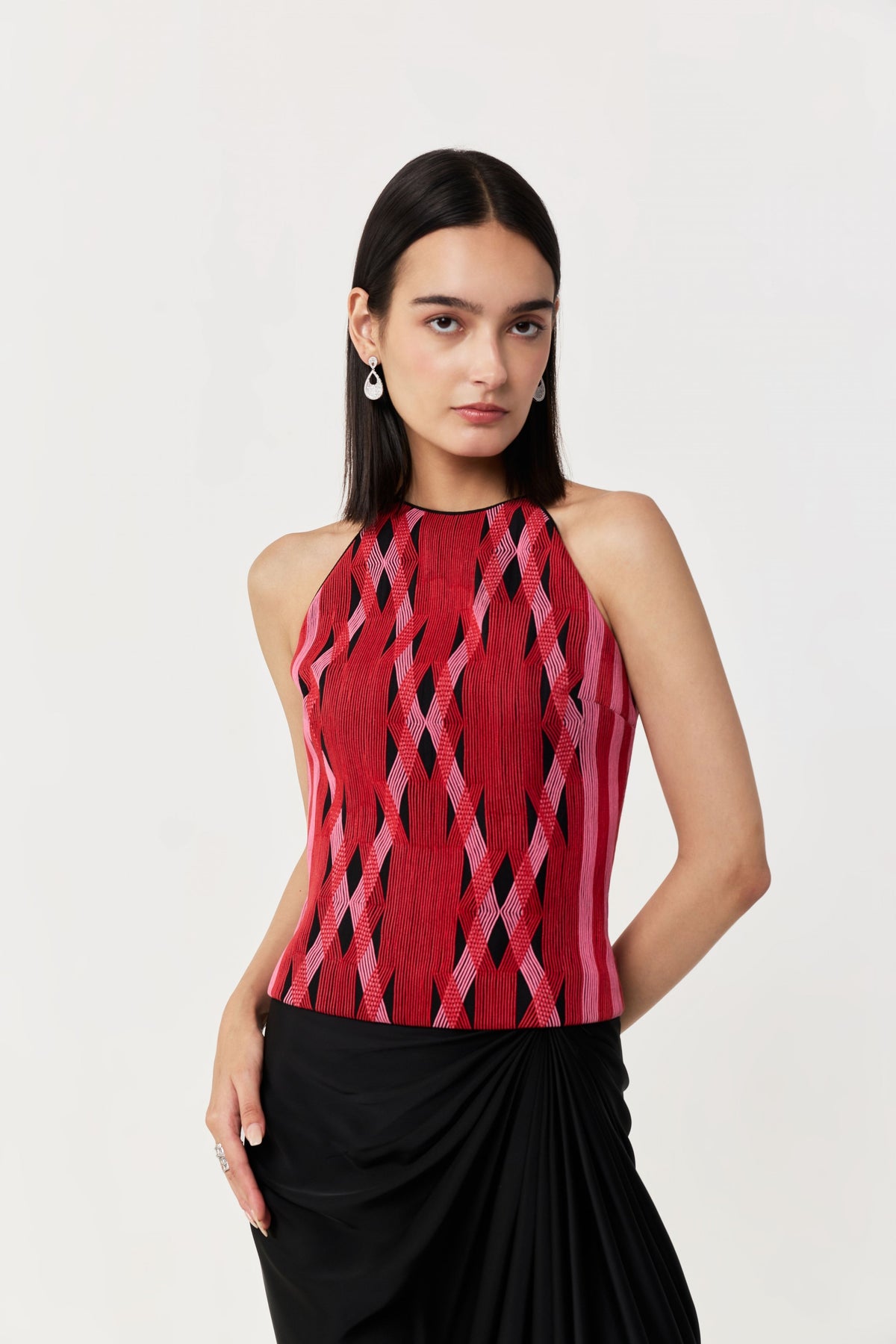 Entwined Corded Halter Top