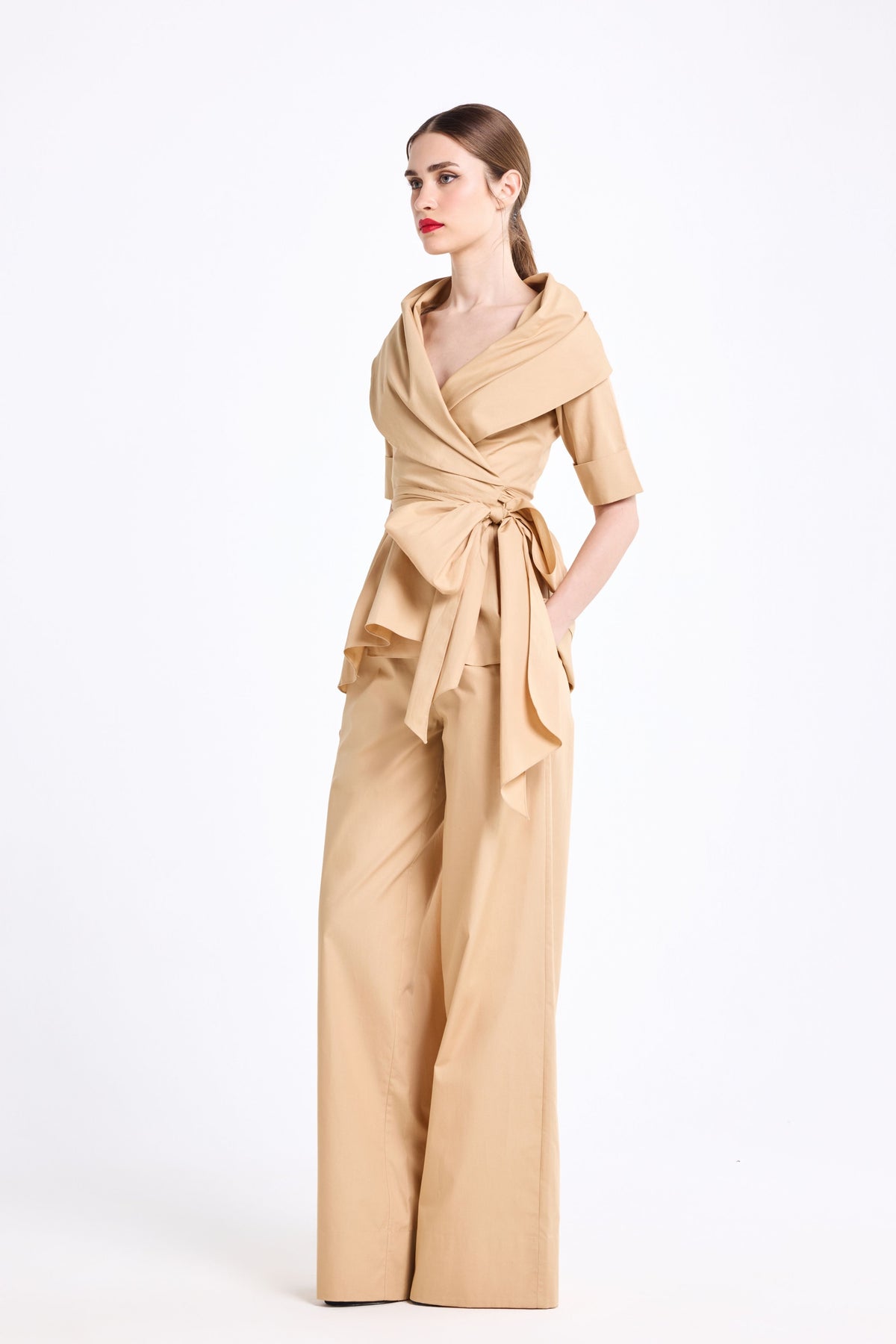Wrap Top With Pants