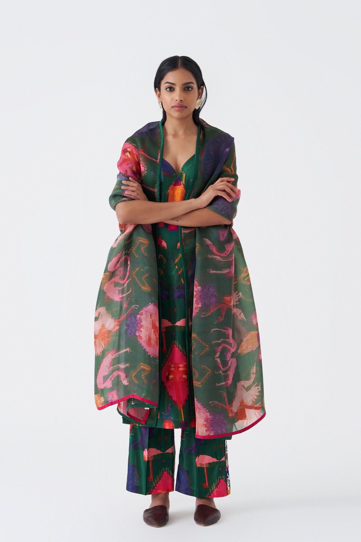 Oaxaca Verde Kurta Pant Set