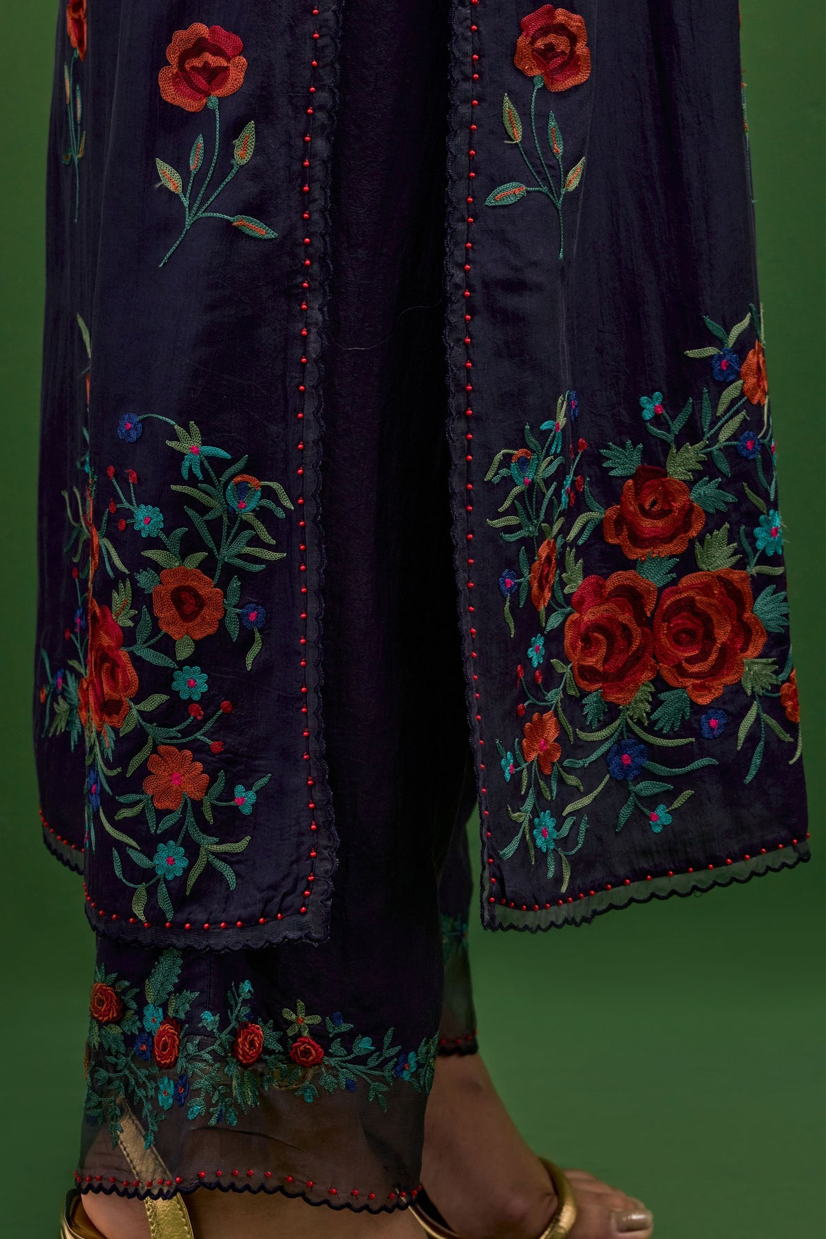 Midnight Blue Straight Kurta Set