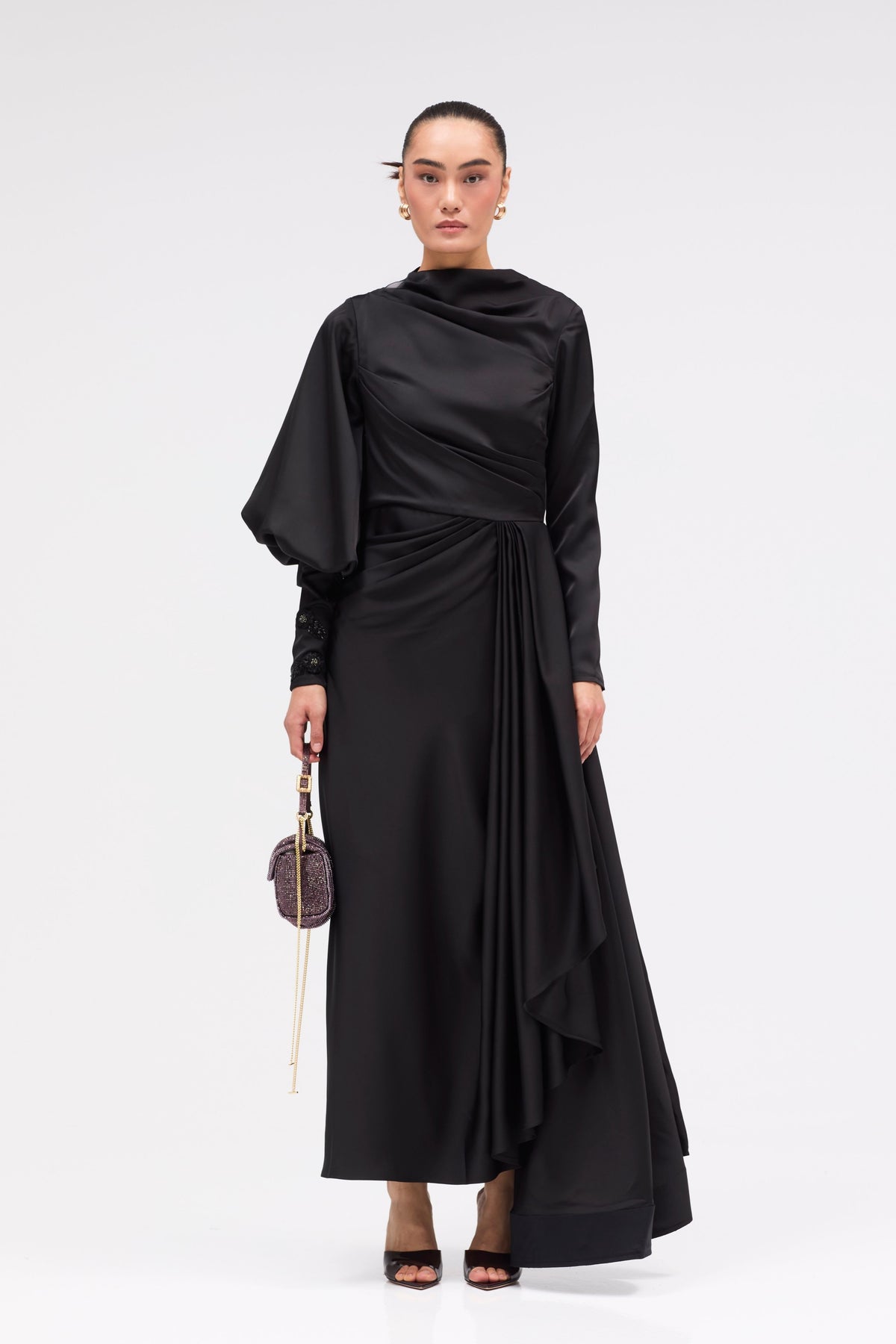 Dusked Black Dress