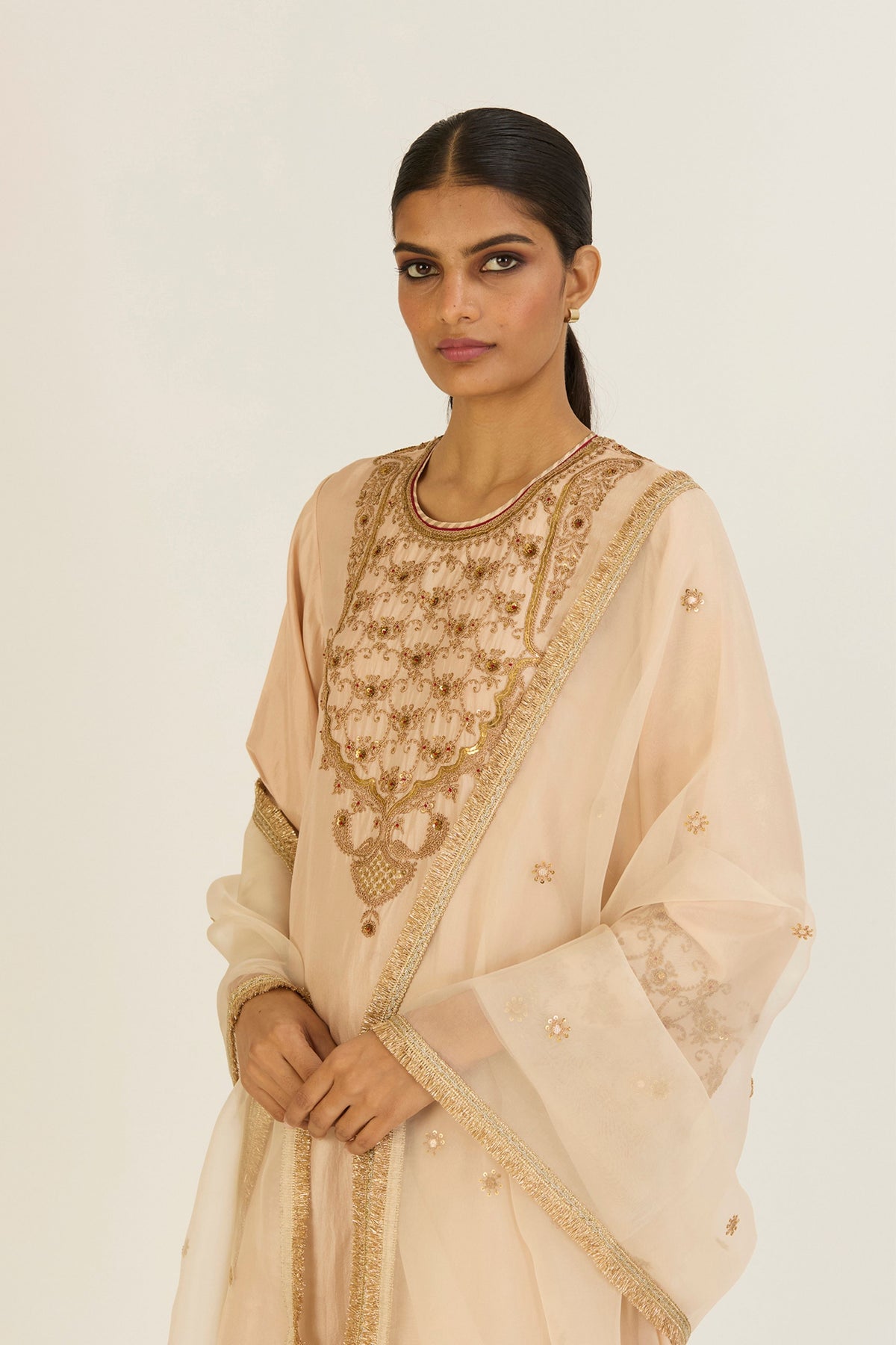 Sheetal Champagne Dupatta