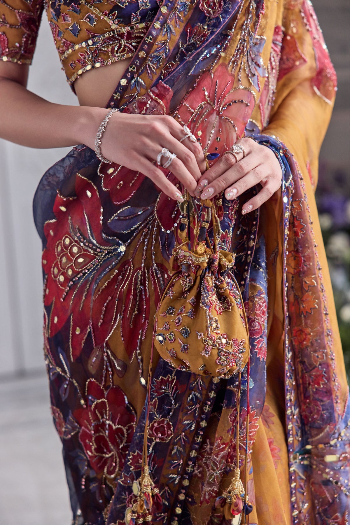 Shahzain Saree Set