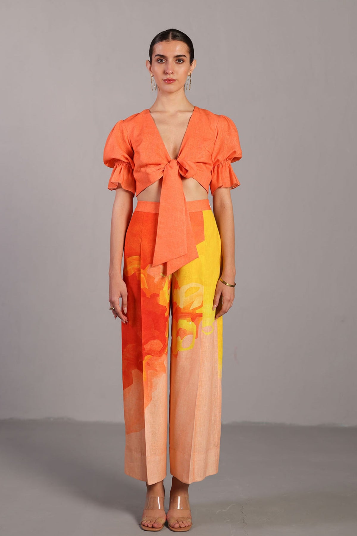 Yellow and Orange Pants