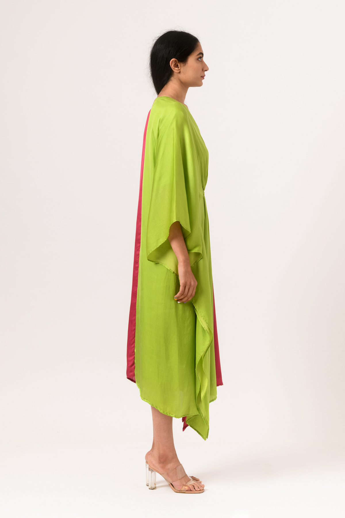 Green wine kaftan