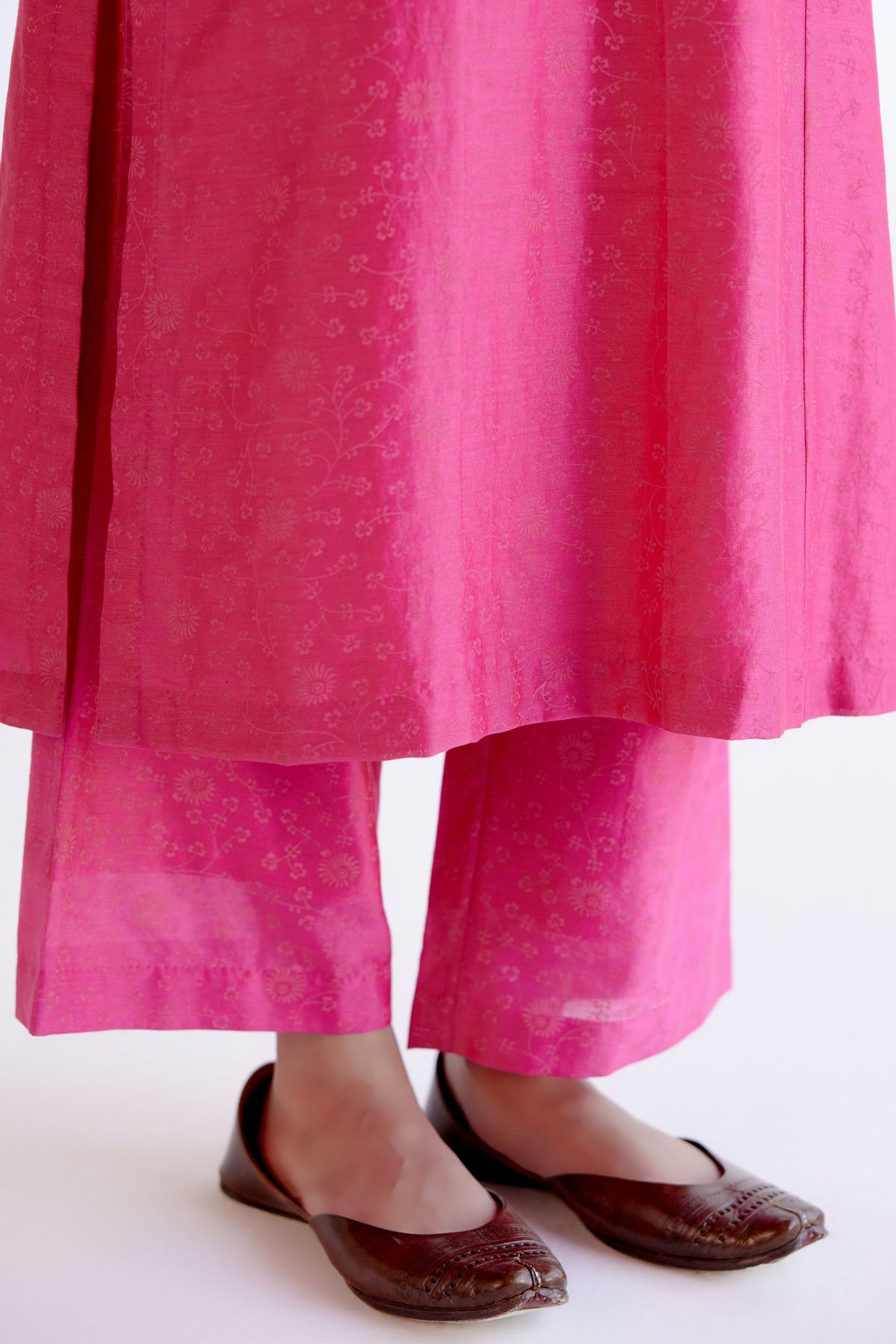 Fuchsia Pink Kalidar Kurta Set